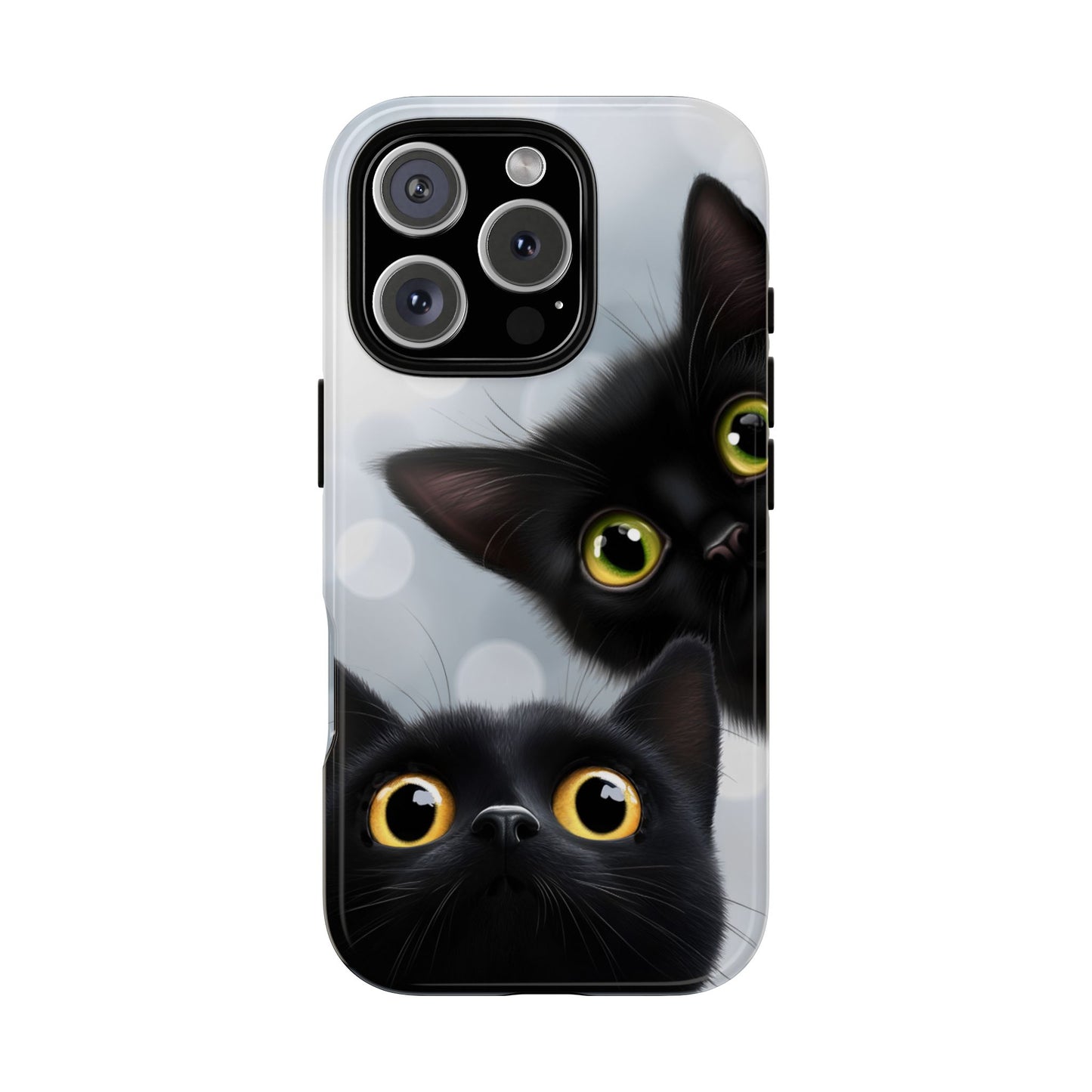 Cat Phone Case - Cute Black Cats Phone Cases - iPhone 16 15 14 13 12 11, Samsung Galaxy & Google Pixel Phone Covers