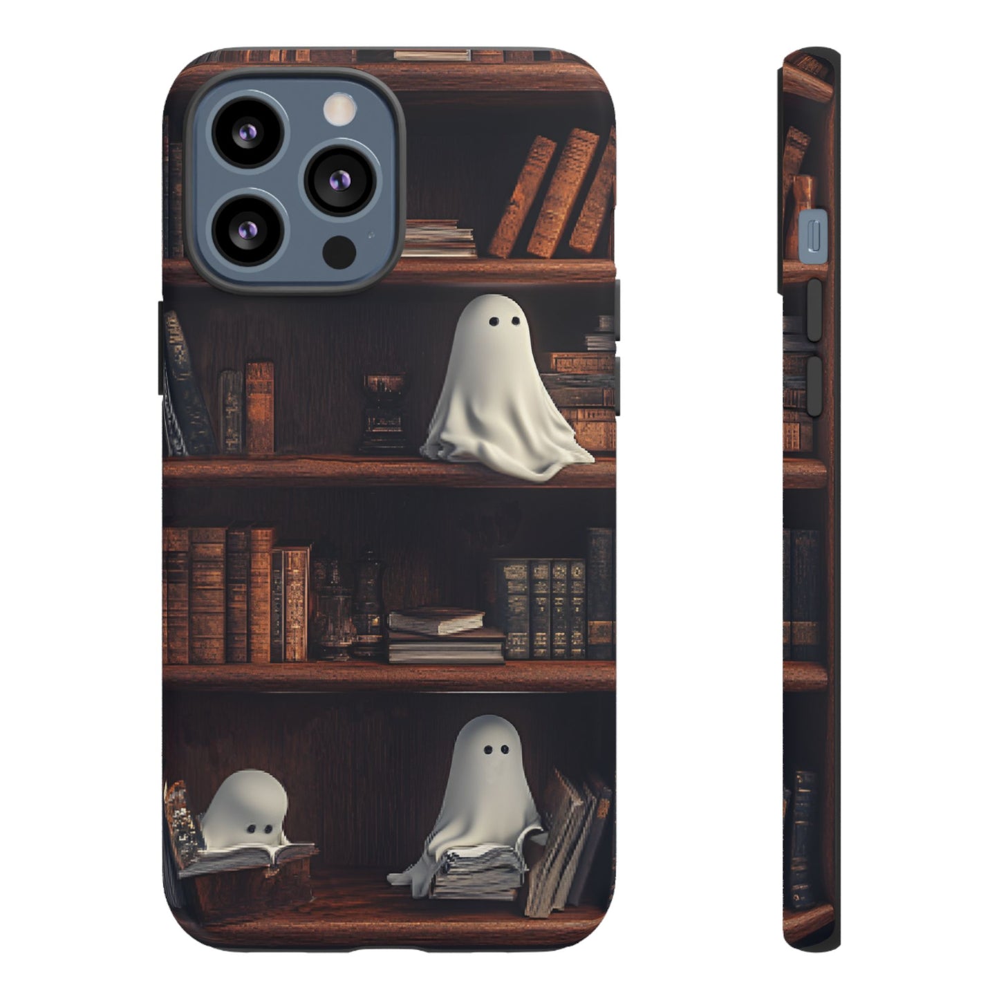 Bookish Ghost Phone Case for iPhone 16 15 14 13 12 11, Samsung Galaxy & Google Pixel