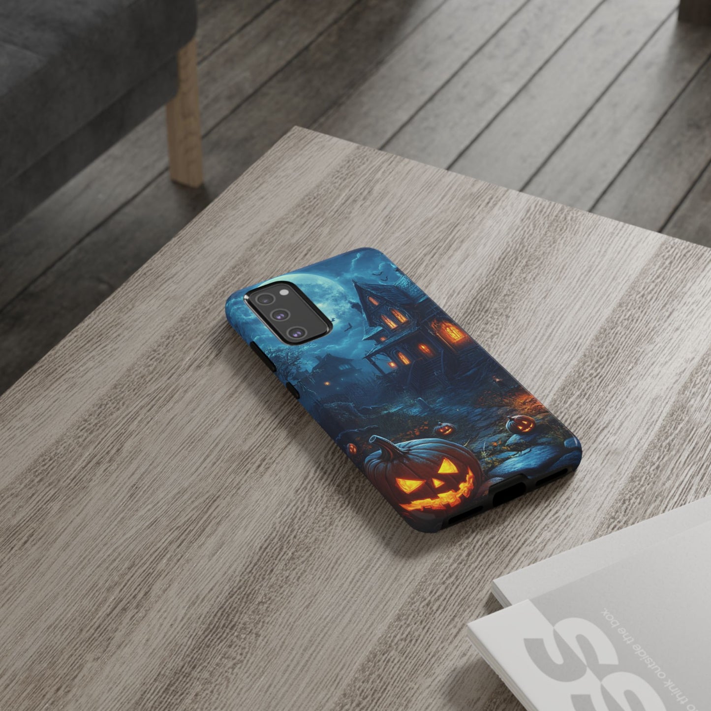 Halloween Haunted  House Phone Case - Spooky & Scary Phone Cases - iPhone 16 15 14 13 12 11, Samsung Galaxy & Google Pixel Phone Covers