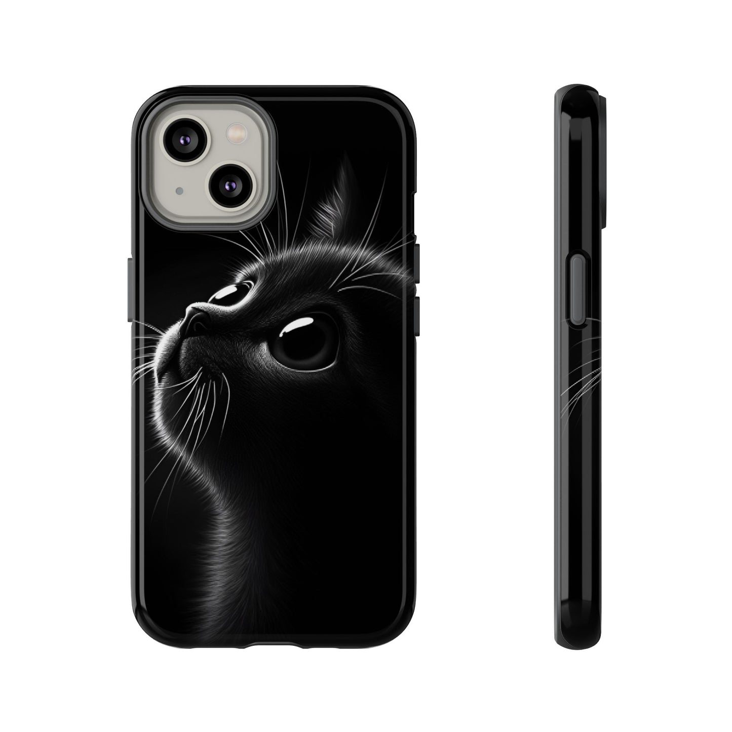 Cute Black Cat Phone Case - Cat Lover Phone Cases - iPhone 16 15 14 13 12 11, Samsung Galaxy & Google Pixel Phone Covers