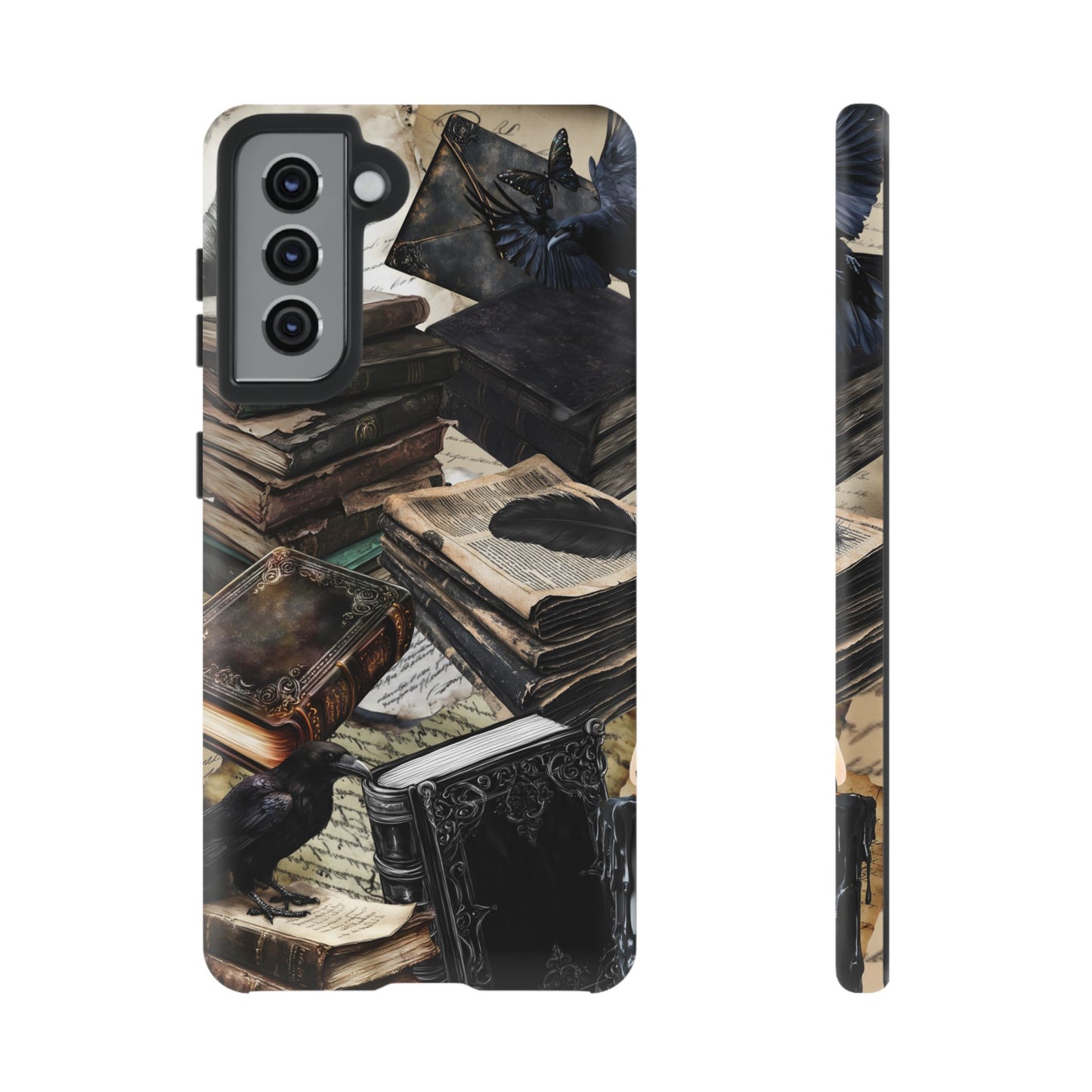 Dark Academia Collage Phone Case for iPhone 16 15 14 13 12 11, Samsung Galaxy & Google Pixel