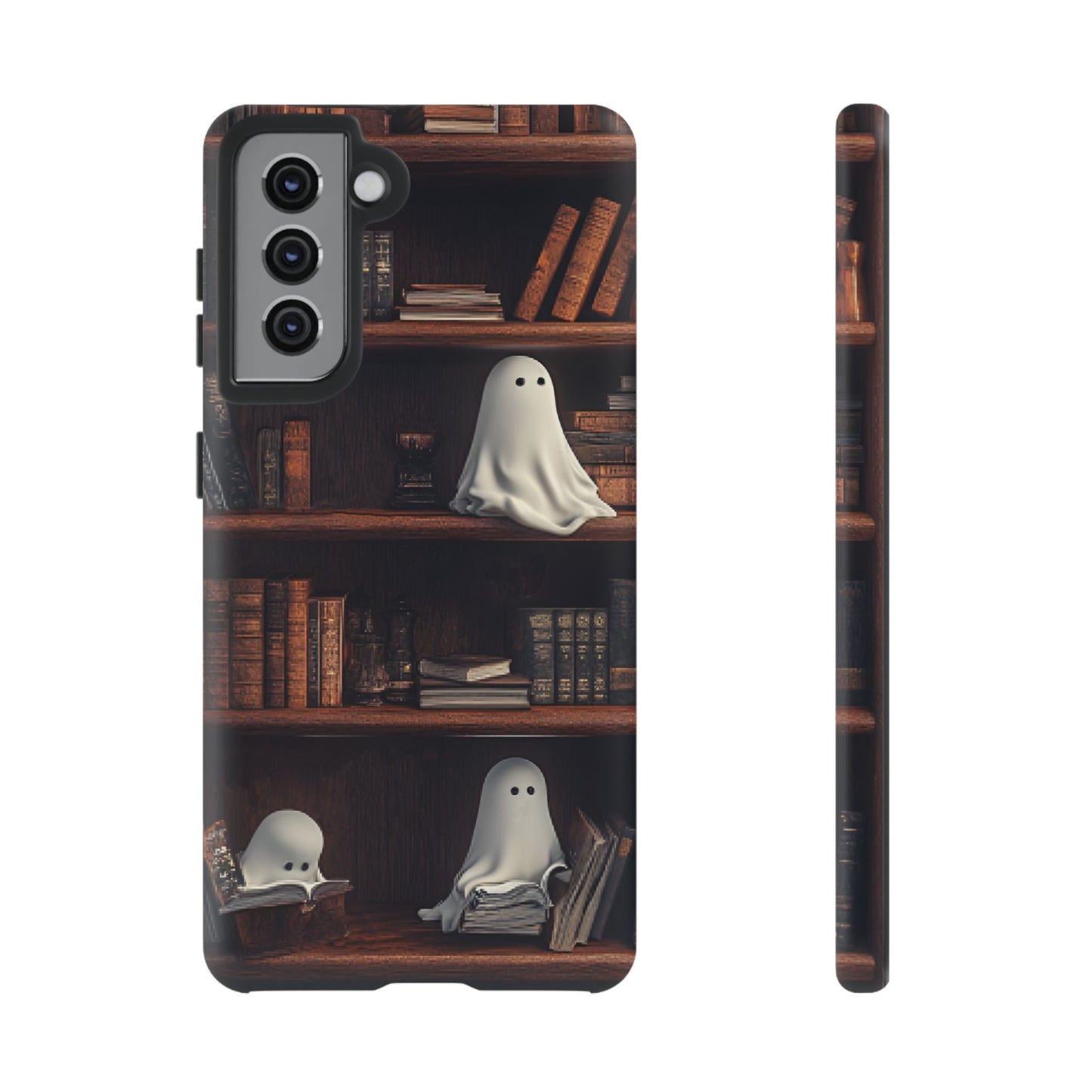 Bookish Ghost Phone Case - iPhone 16 15 14 13 12 11, Samsung Galaxy & Google Pixel Phone Covers