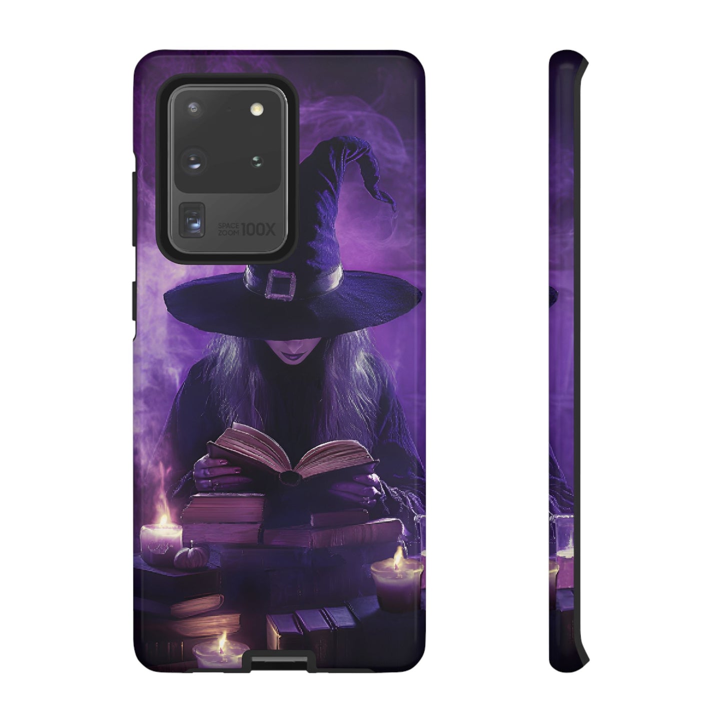 Witch Reading Book Phone Case - Witchy  Halloween Phone Cases for iPhone 16 15 14 13 12 11, Samsung Galaxy & Google Pixel