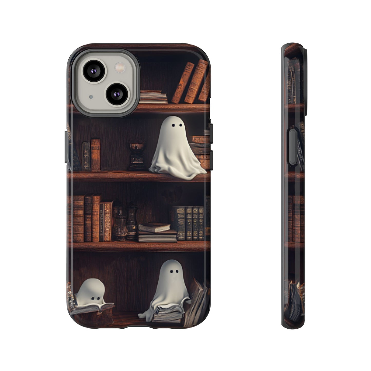 Bookish Ghost Phone Case - iPhone 16 15 14 13 12 11, Samsung Galaxy & Google Pixel Phone Covers