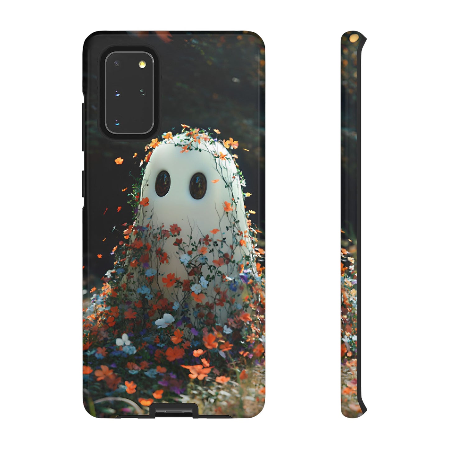 Floral Ghost Phone Case - iPhone 16 15 14 13 12 11, Samsung Galaxy & Google Pixel Phone Covers