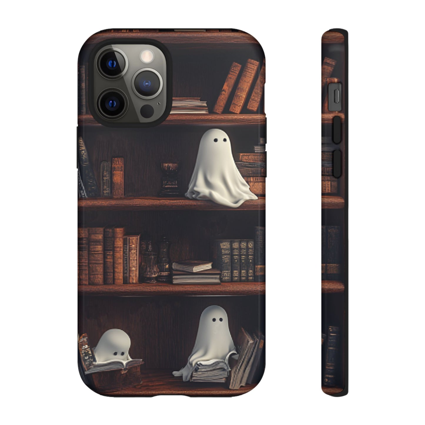 Bookish Ghost Phone Case for iPhone 16 15 14 13 12 11, Samsung Galaxy & Google Pixel