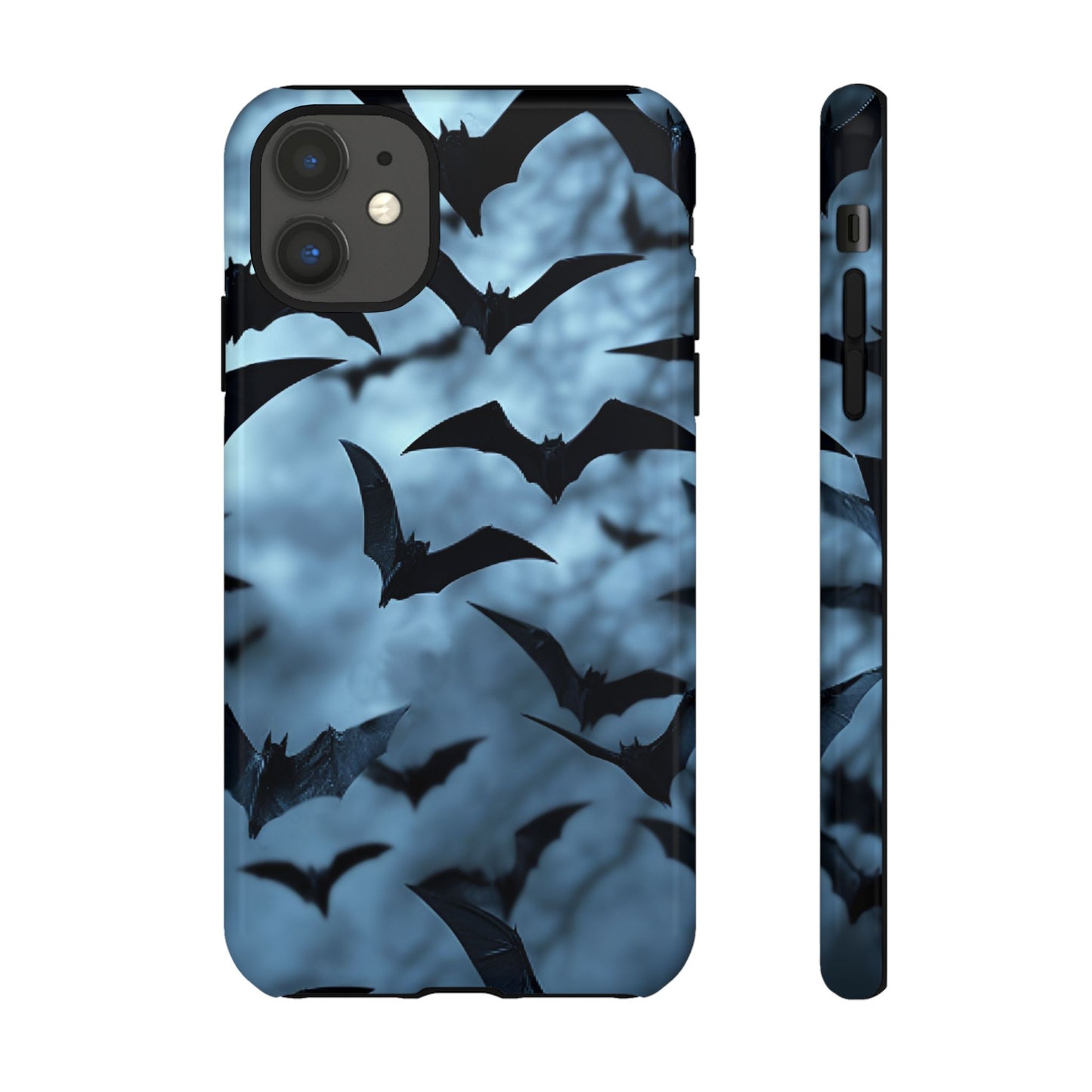 Halloween Bat Phone Case - iPhone 16 15 14 13 12 11, Samsung Galaxy & Google Pixel Phone Covers - Boo and Bewear