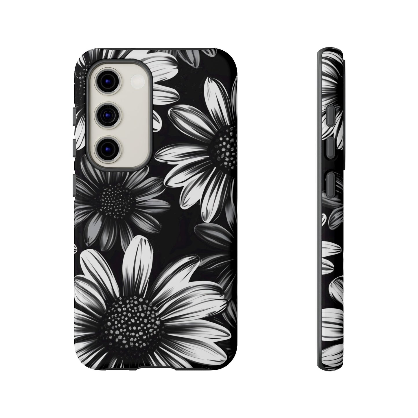 Daisy Phone Case - Dark Gothic Flower Phone Cases - iPhone 16 15 14 13 12 11, Samsung Galaxy & Google Pixel Phone Covers