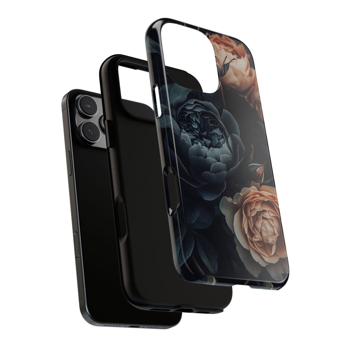 Floral Dark Academia Phone Case - Victorian Goth Phone Cases - iPhone 16 15 14 13 12 11, Samsung Galaxy & Google Pixel Phone Covers