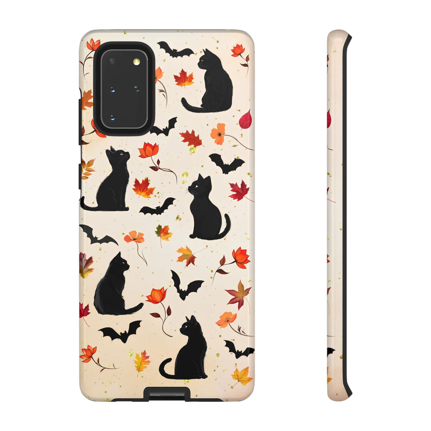 Cute Black Cats Halloween Phone Case - Aesthetic Fall Phone Cases - iPhone 16 15 14 13 12 11, Samsung Galaxy & Google Pixel Phone Covers