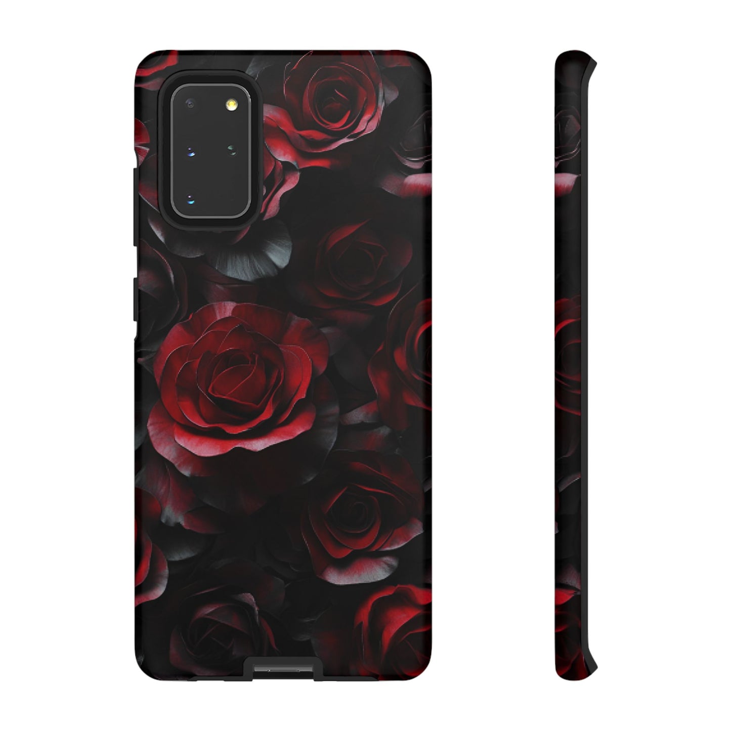 Dark Rose Flower Phone Case - Gothic Floral Phone Cases for iPhone 16 15 14 13 12 11, Samsung Galaxy & Google Pixel