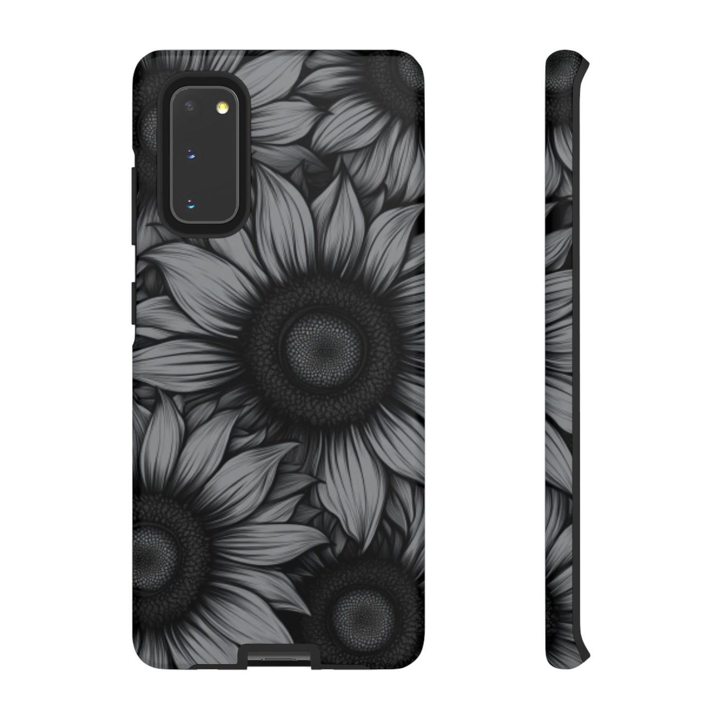 Sunflower Phone Case - Dark Gothic Floral Phone Cases for Phone 16 15 14 13 12 11, Samsung Galaxy & Google Pixel