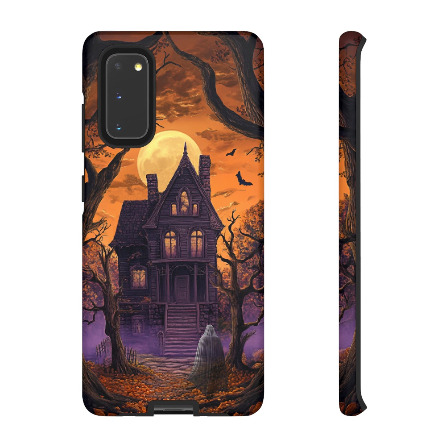 Halloween Haunted Mansion and Ghost Phone Case - Spooky Season Phone Cases - iPhone 16 15 14 13 12 11, Samsung Galaxy & Google Pixel Phone Covers