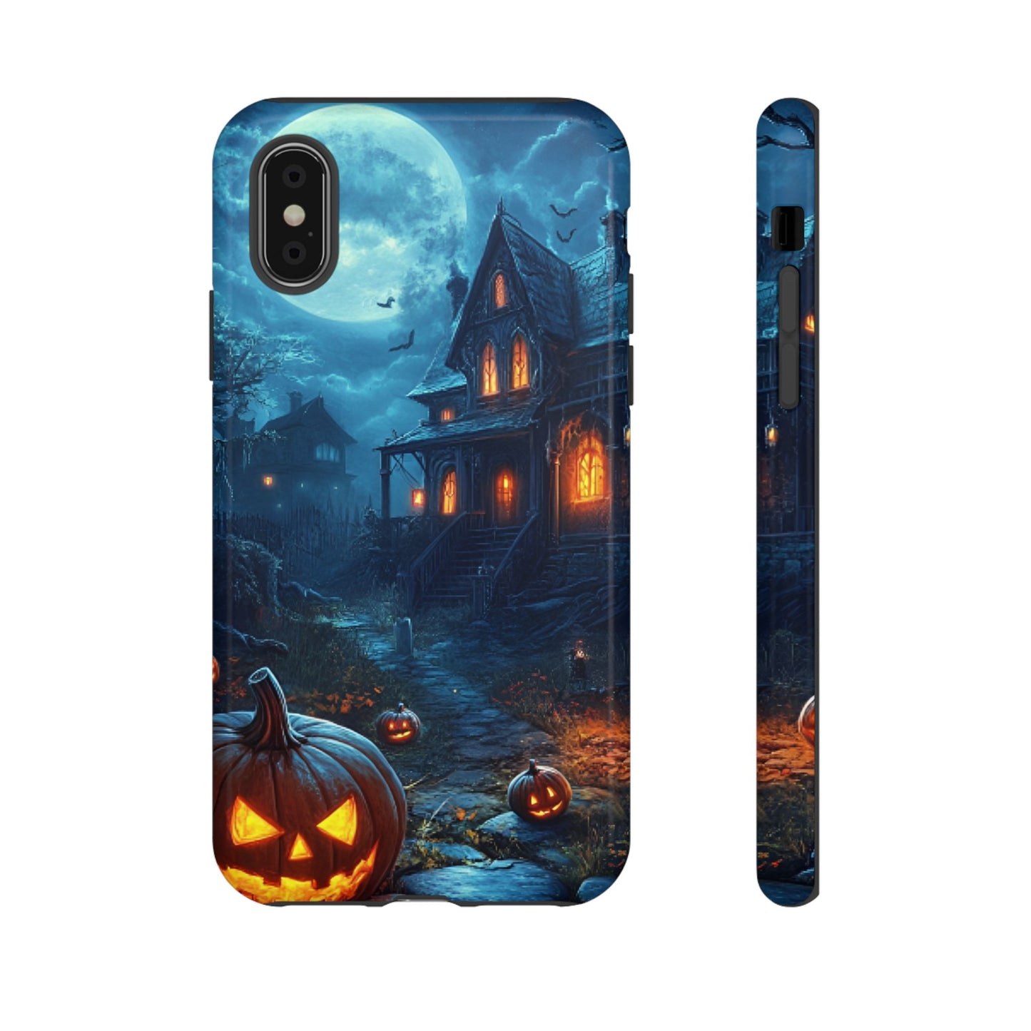 Halloween Haunted  House Phone Case - Spooky & Scary Phone Cases for iPhone 16 15 14 13 12 11, Samsung Galaxy & Google Pixel