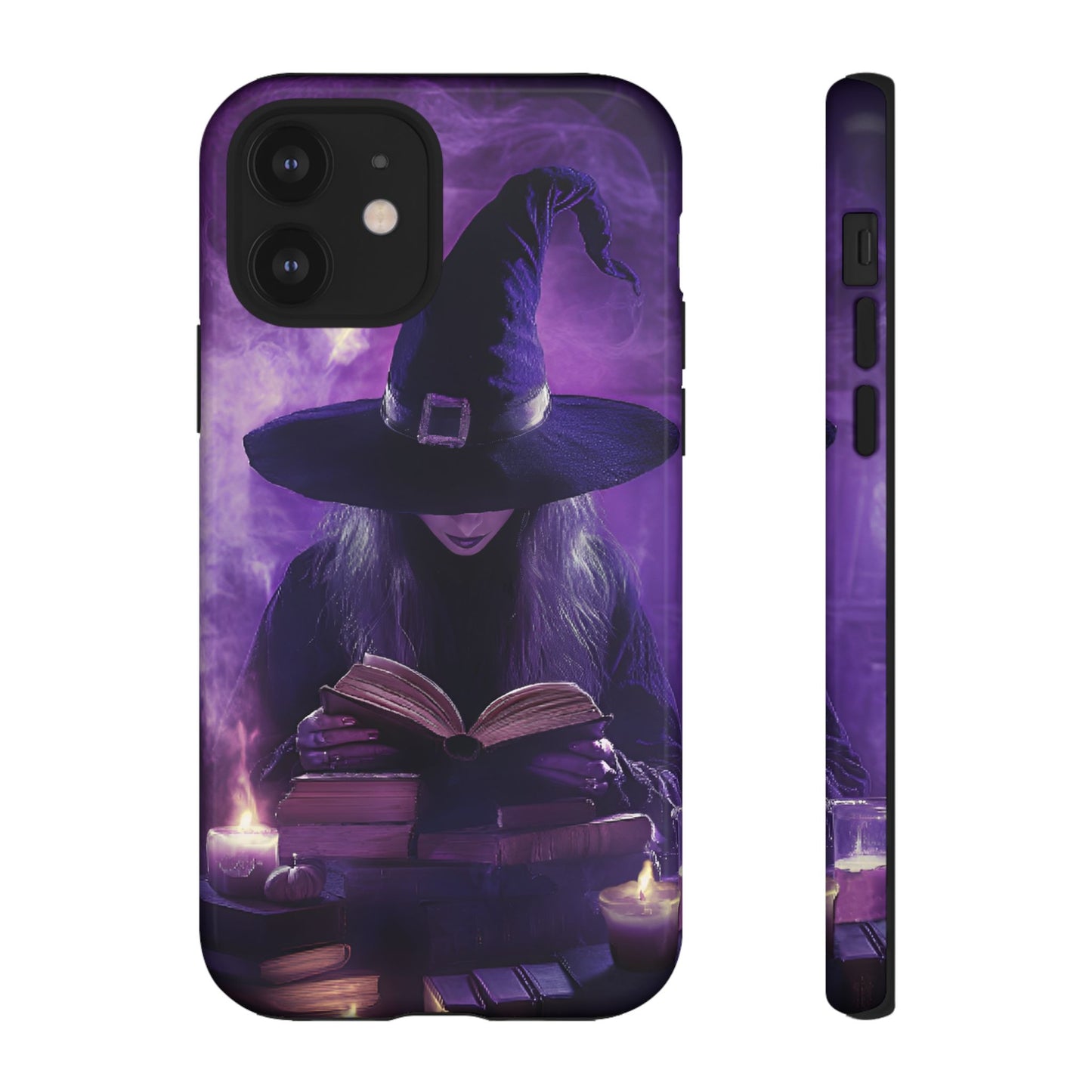 Witch Reading Book Phone Case - Witchy  Halloween Phone Cases for iPhone 16 15 14 13 12 11, Samsung Galaxy & Google Pixel