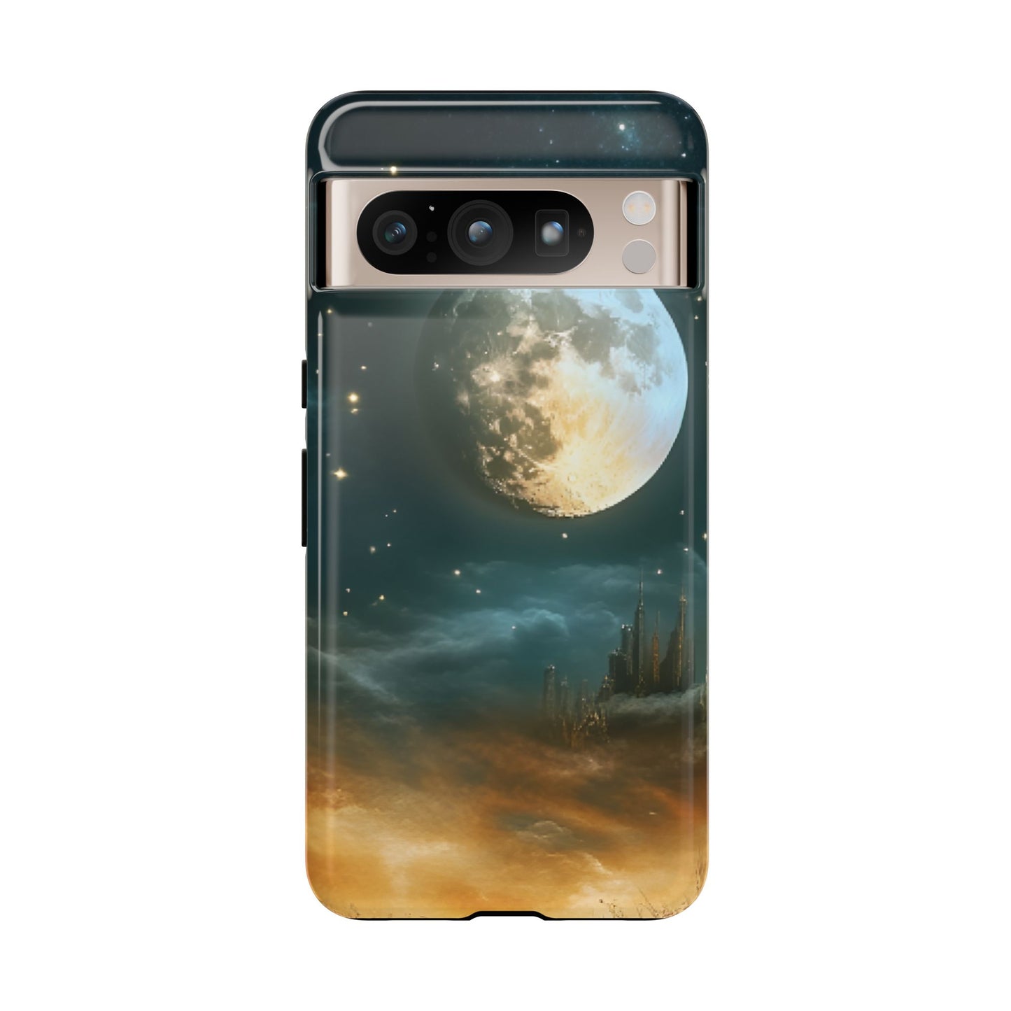 Space Phone Case - Planet and Stars in Fantasy World for iPhone 16 15 14 13 12 11, Samsung Galaxy & Google Pixel