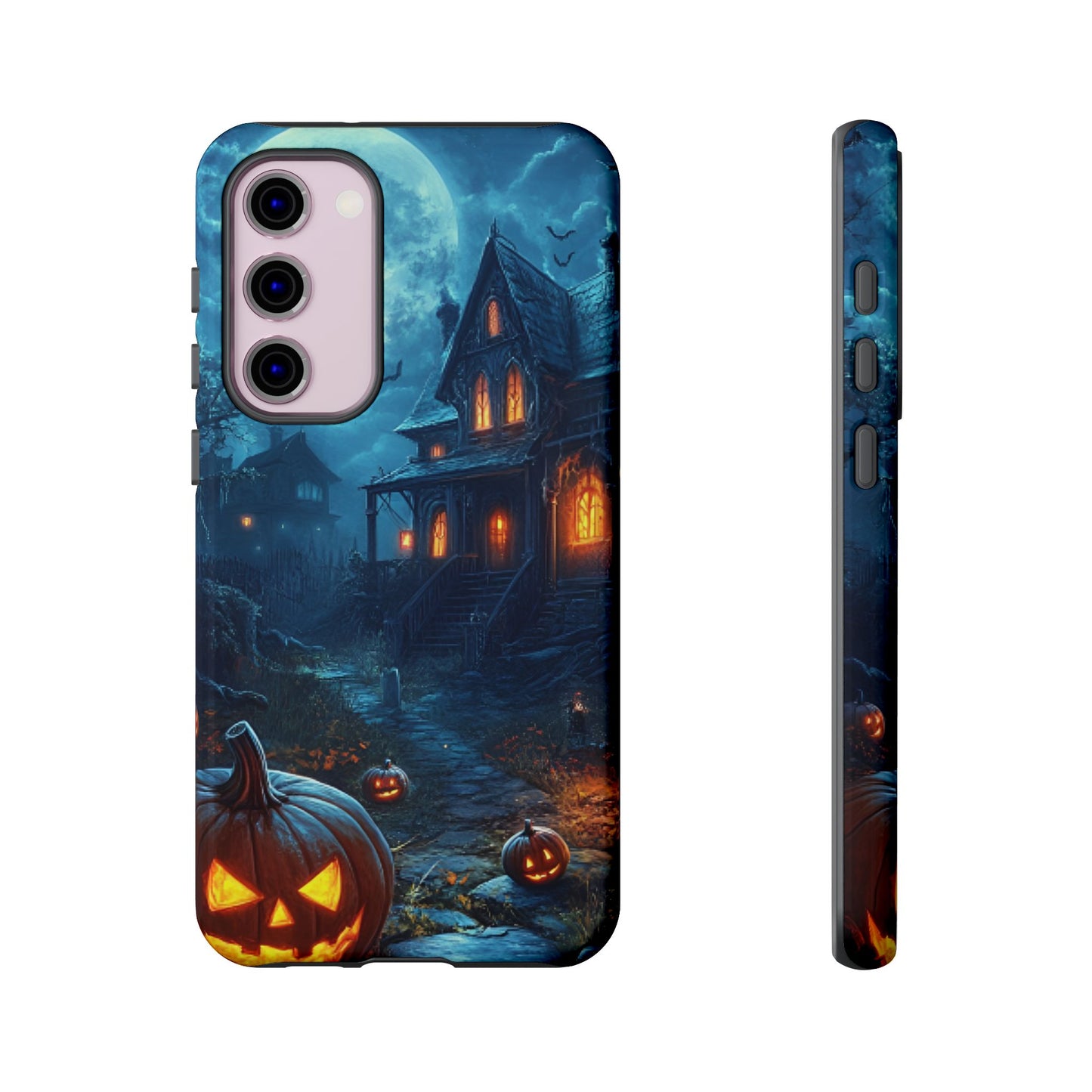 Halloween Haunted  House Phone Case - Spooky & Scary Phone Cases - iPhone 16 15 14 13 12 11, Samsung Galaxy & Google Pixel Phone Covers