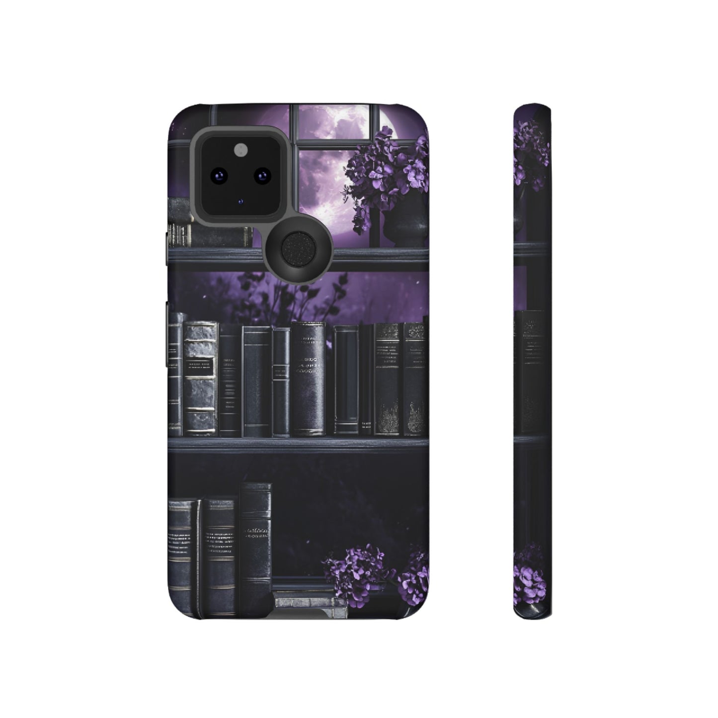 Dark Academia Bookshelf Phone Case - Literature and Book Lover Phone Cases for iPhone 16 15 14 13 12 11, Samsung Galaxy & Google Pixel