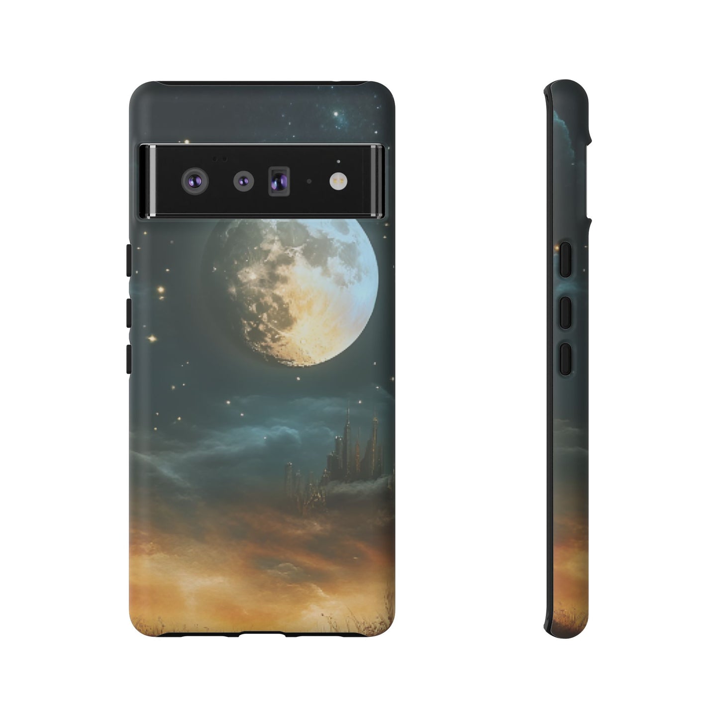 Space Phone Case - Planet and Stars in Fantasy World for iPhone 16 15 14 13 12 11, Samsung Galaxy & Google Pixel