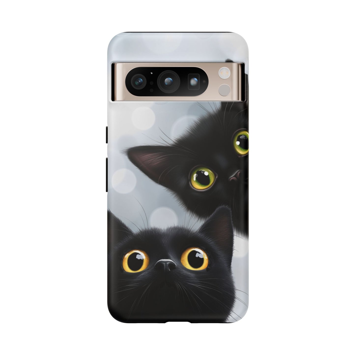 Cat Phone Case - Cute Black Cats Phone Cases - iPhone 16 15 14 13 12 11, Samsung Galaxy & Google Pixel Phone Covers