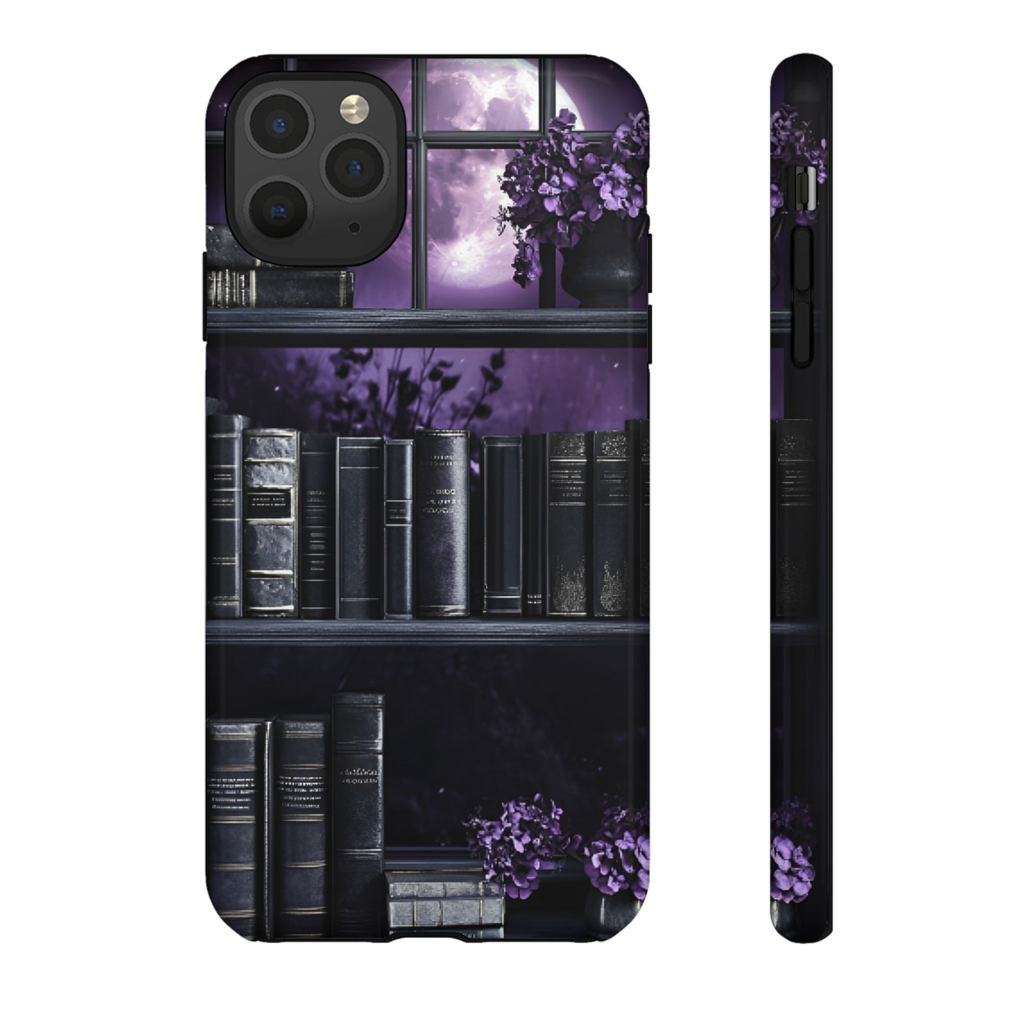 Dark Academia Bookshelf Phone Case - Literature and Book Lover Phone Cases for iPhone 16 15 14 13 12 11, Samsung Galaxy & Google Pixel