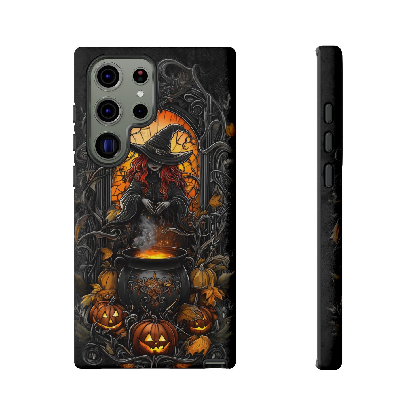 Halloween Witch Phone Case - Magic Witchy Phone Cases for iPhone 16 15 14 13 12 11, Samsung Galaxy & Google Pixel