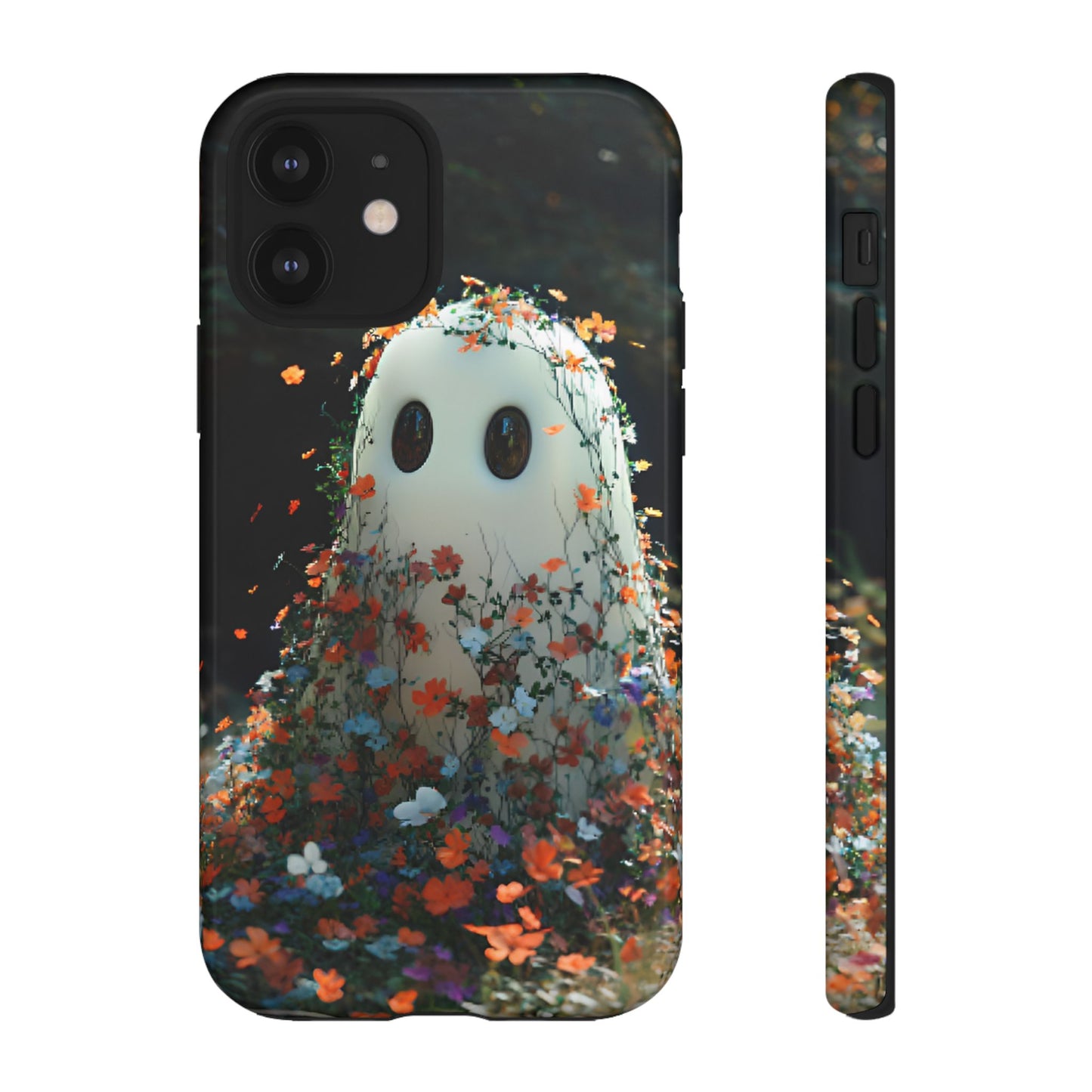 Floral Ghost Phone Case - iPhone 16 15 14 13 12 11, Samsung Galaxy & Google Pixel Phone Covers