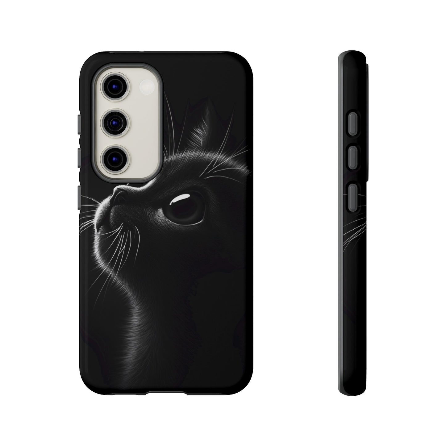 Cute Black Cat Phone Case - Cat Lover Phone Cases - iPhone 16 15 14 13 12 11, Samsung Galaxy & Google Pixel Phone Covers