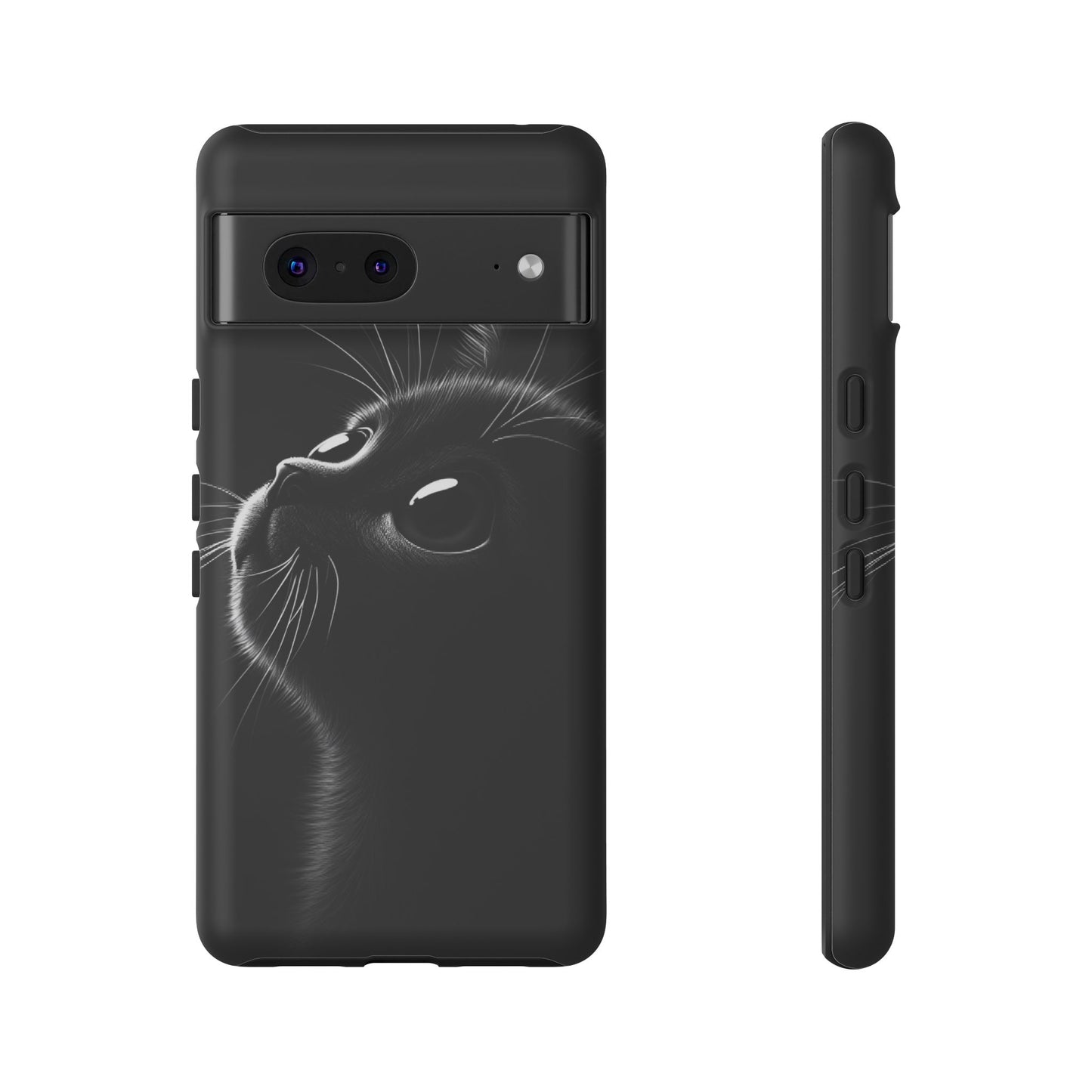 Cute Black Cat Phone Case - Cat Lover Phone Cases - iPhone 16 15 14 13 12 11, Samsung Galaxy & Google Pixel Phone Covers