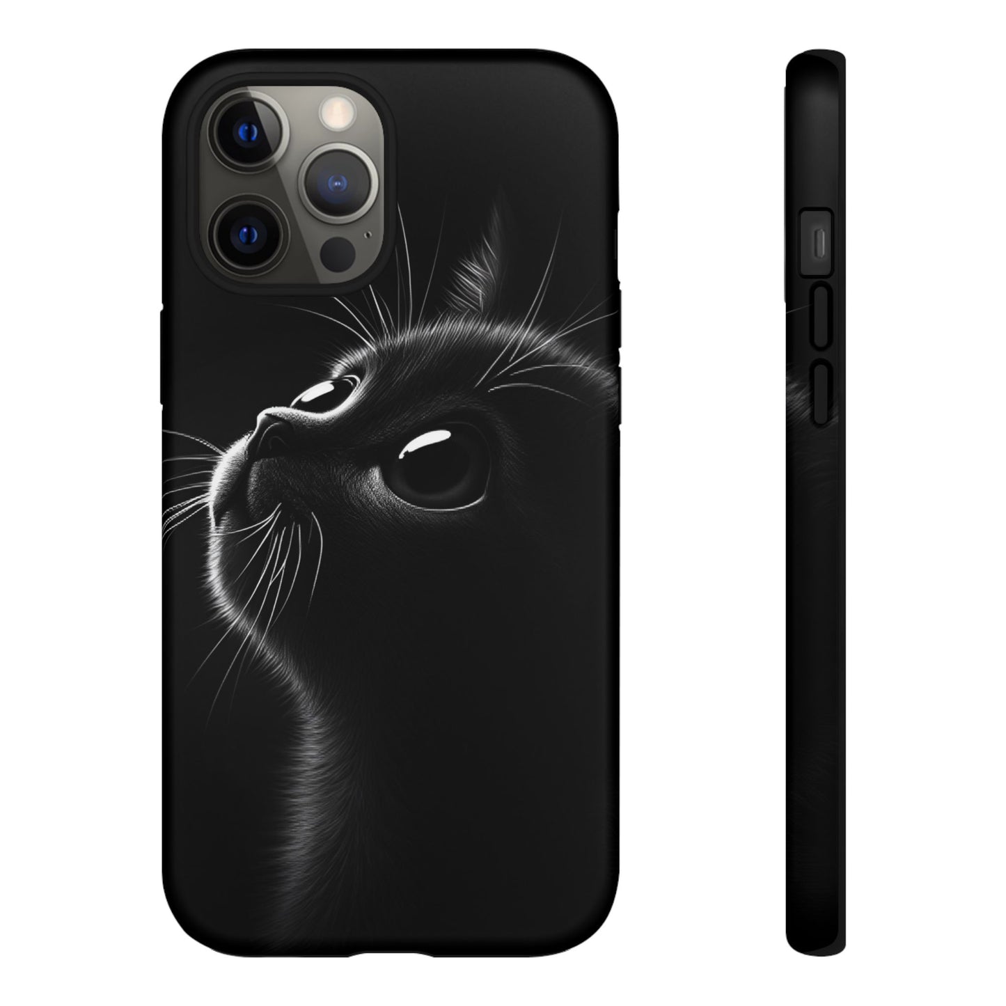 Cute Black Cat Phone Case - Cat Lover Phone Cases - iPhone 16 15 14 13 12 11, Samsung Galaxy & Google Pixel Phone Covers