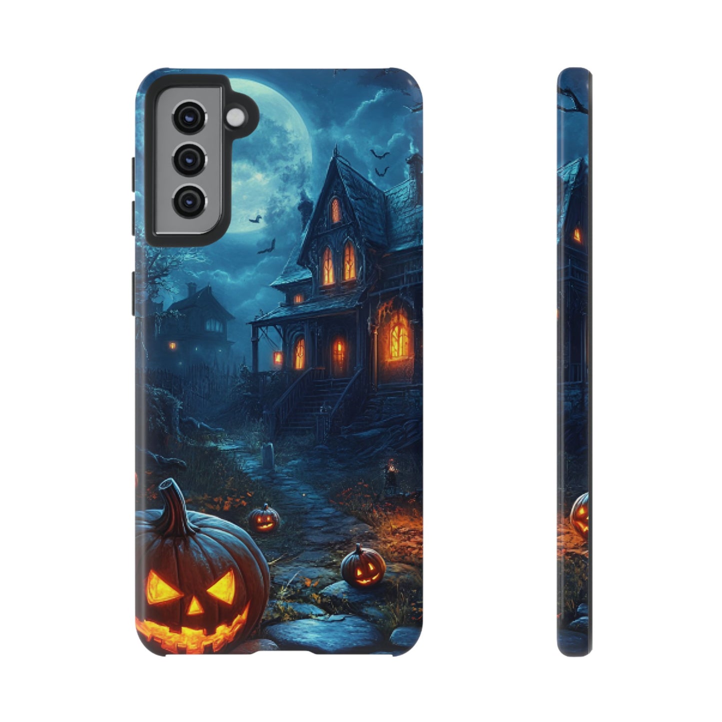 Halloween Haunted  House Phone Case - Spooky & Scary Phone Cases for iPhone 16 15 14 13 12 11, Samsung Galaxy & Google Pixel