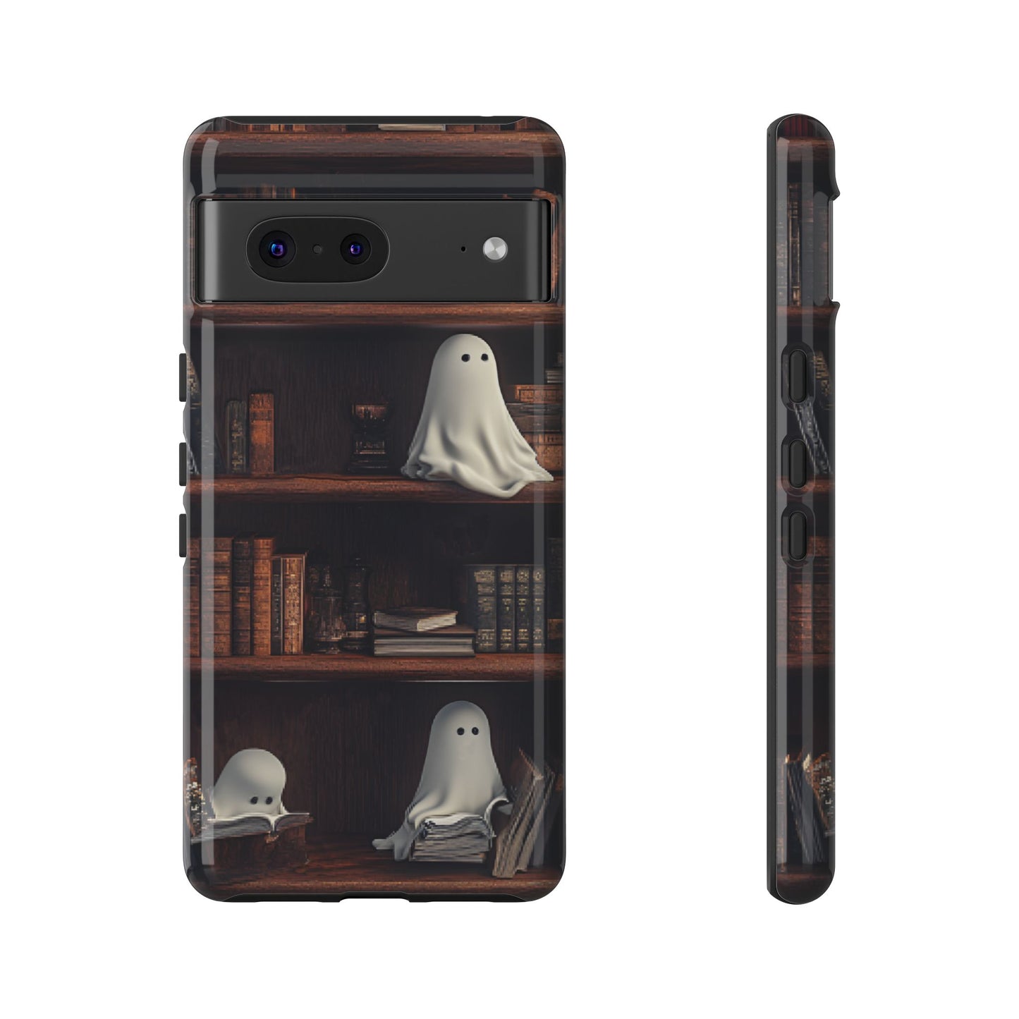 Bookish Ghost Phone Case for iPhone 16 15 14 13 12 11, Samsung Galaxy & Google Pixel