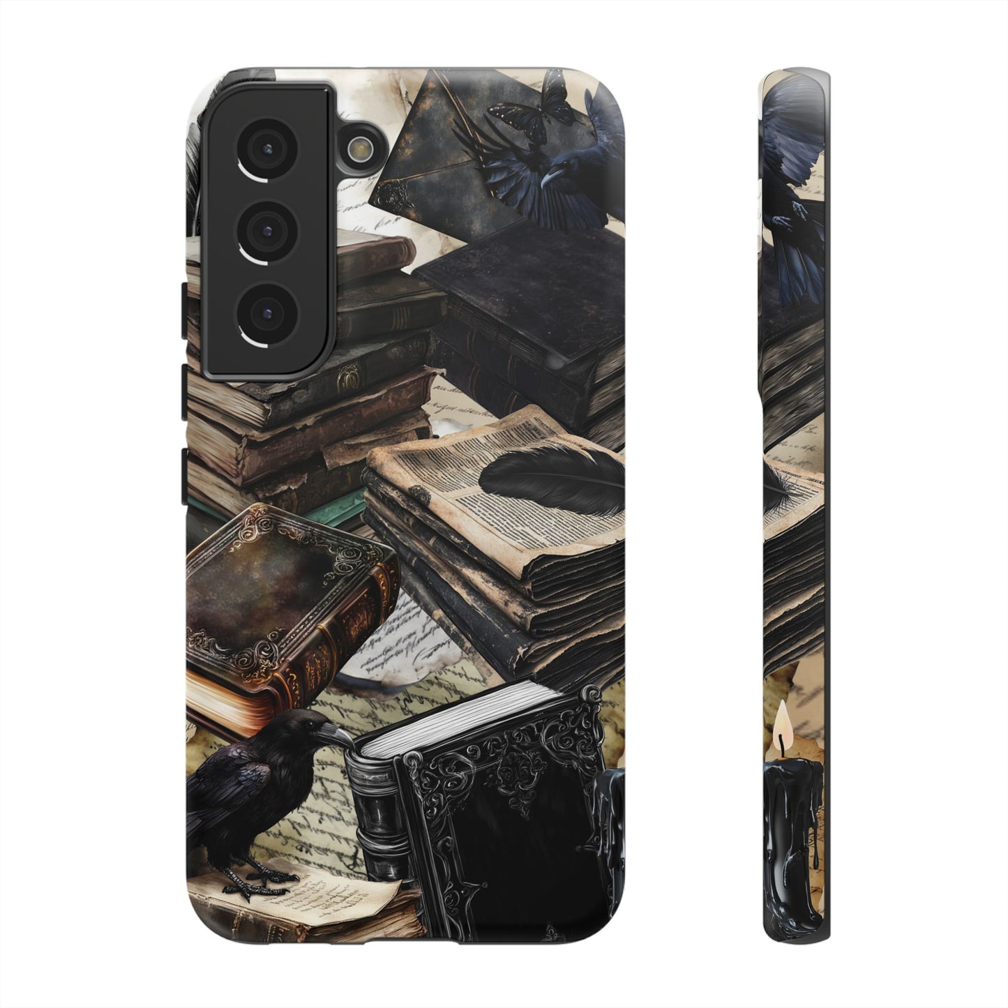 Dark Academia Collage Phone Case for iPhone 16 15 14 13 12 11, Samsung Galaxy & Google Pixel