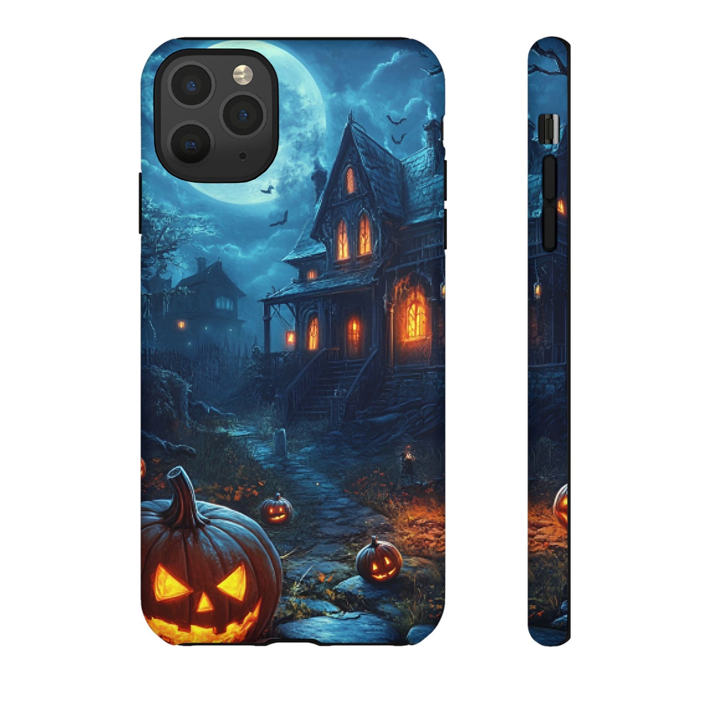 Halloween Haunted  House Phone Case - Spooky & Scary Phone Cases - iPhone 16 15 14 13 12 11, Samsung Galaxy & Google Pixel Phone Covers