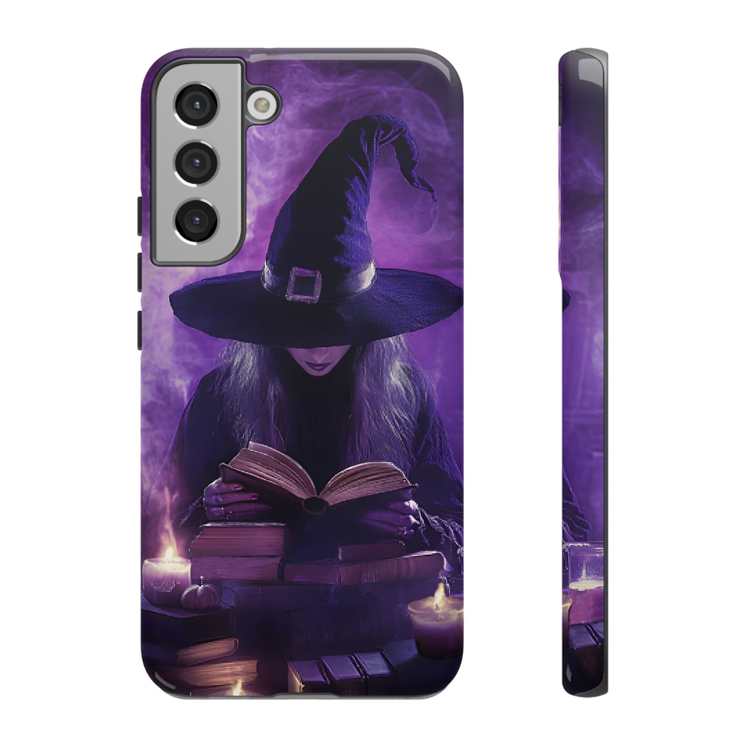 Witch Reading Book Phone Case - Witchy  Halloween Phone Cases for iPhone 16 15 14 13 12 11, Samsung Galaxy & Google Pixel