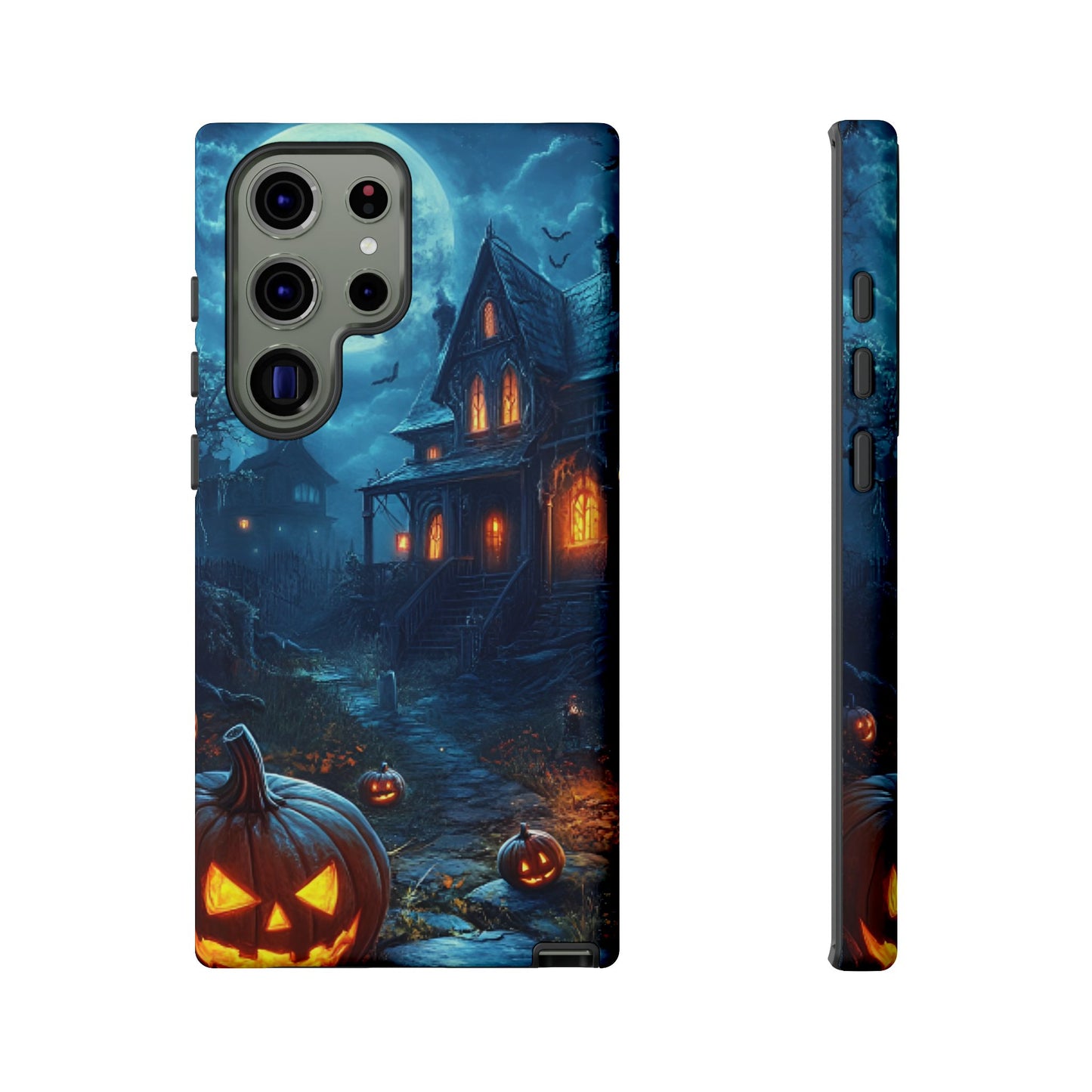 Halloween Haunted  House Phone Case - Spooky & Scary Phone Cases - iPhone 16 15 14 13 12 11, Samsung Galaxy & Google Pixel Phone Covers