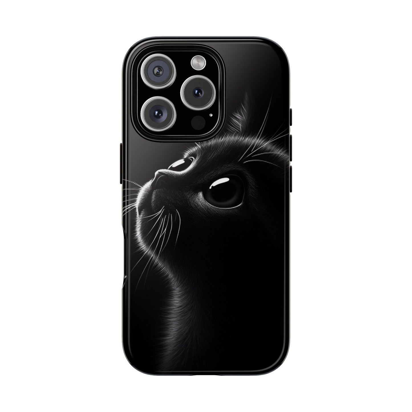 Cute Black Cat Phone Case - Cat Lover Phone Cases - iPhone 16 15 14 13 12 11, Samsung Galaxy & Google Pixel Phone Covers