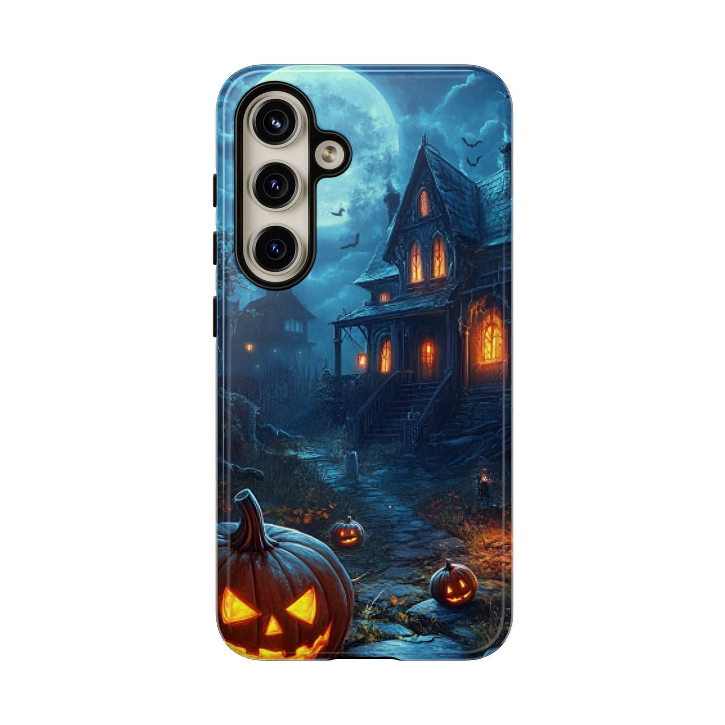 Halloween Haunted  House Phone Case - Spooky & Scary Phone Cases for iPhone 16 15 14 13 12 11, Samsung Galaxy & Google Pixel