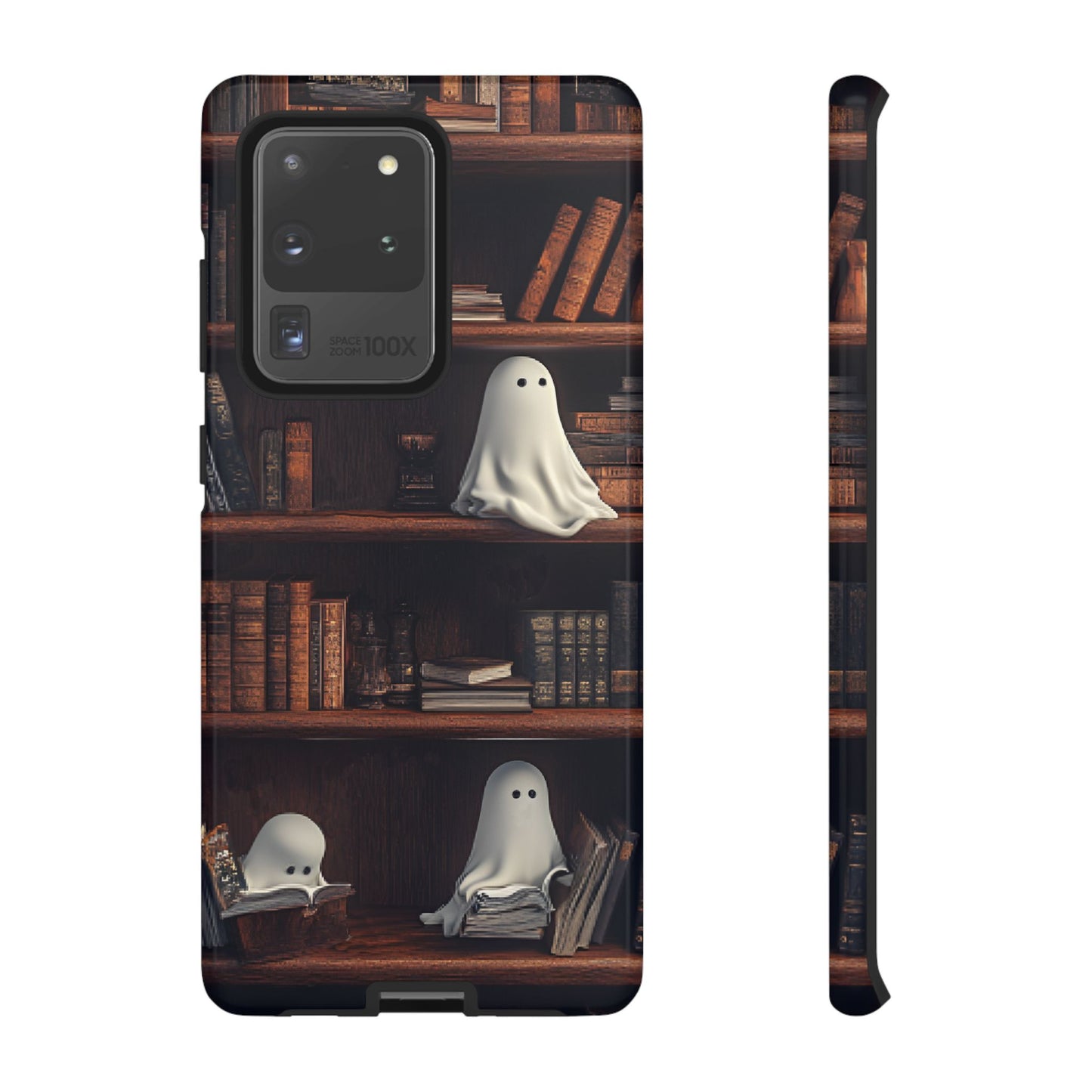 Bookish Ghost Phone Case - iPhone 16 15 14 13 12 11, Samsung Galaxy & Google Pixel Phone Covers