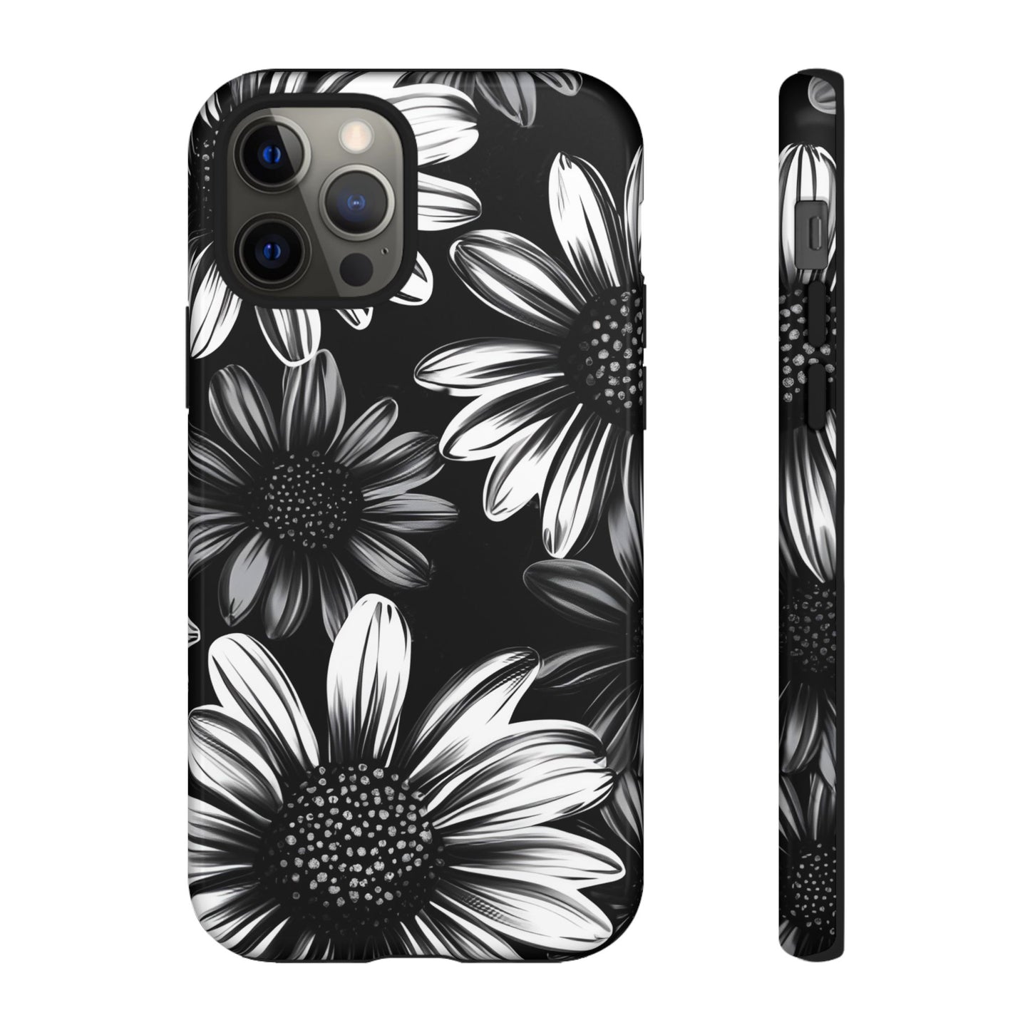 Daisy Phone Case - Dark Gothic Flower Phone Cases for iPhone 16 15 14 13 12 11, Samsung Galaxy & Google Pixel