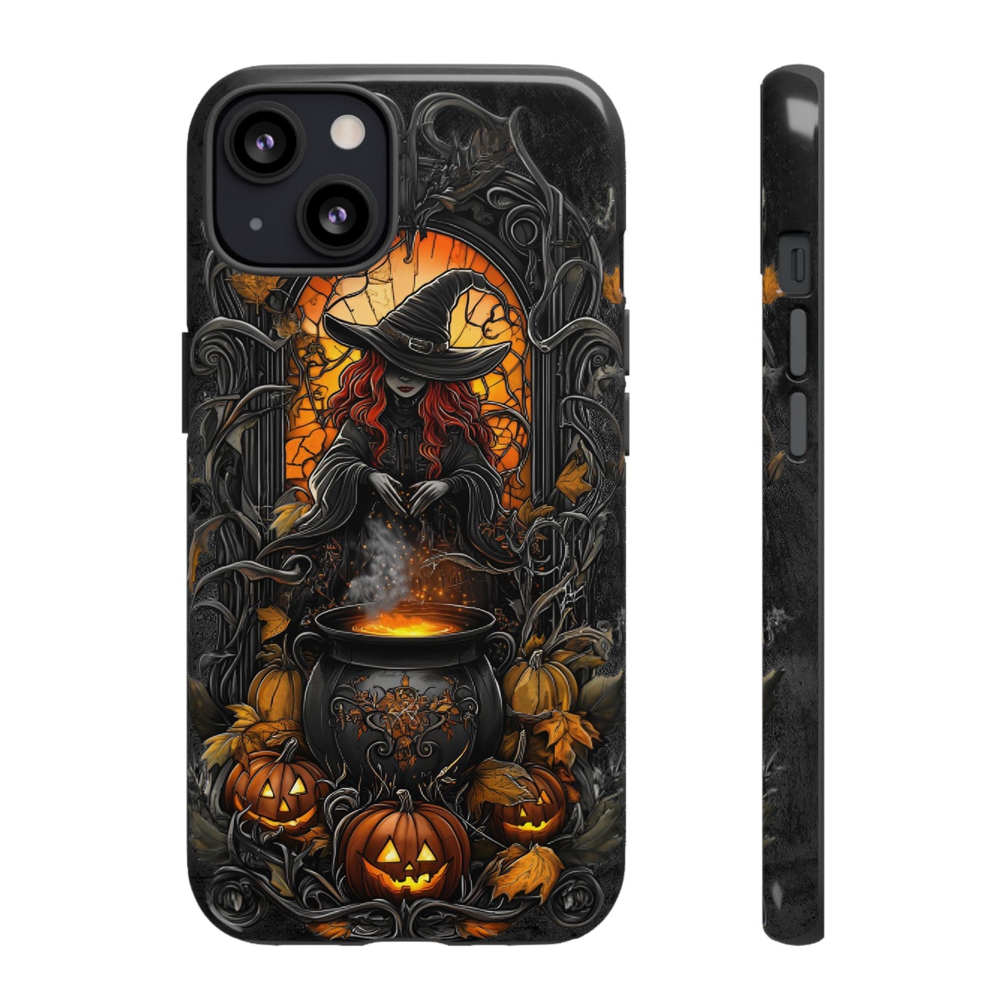 Halloween Witch Phone Case - Magic Witchy Phone Cases - iPhone 16 15 14 13 12 11, Samsung Galaxy & Google Pixel Phone Covers - Boo and Bewear