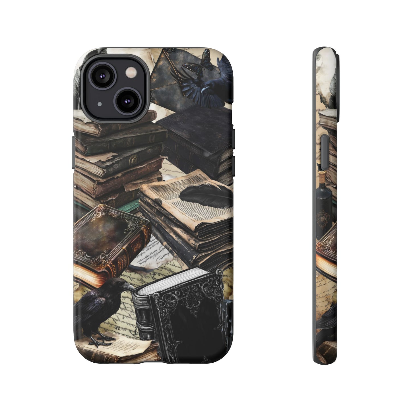 Dark Academia Collage Phone Case for iPhone 16 15 14 13 12 11, Samsung Galaxy & Google Pixel