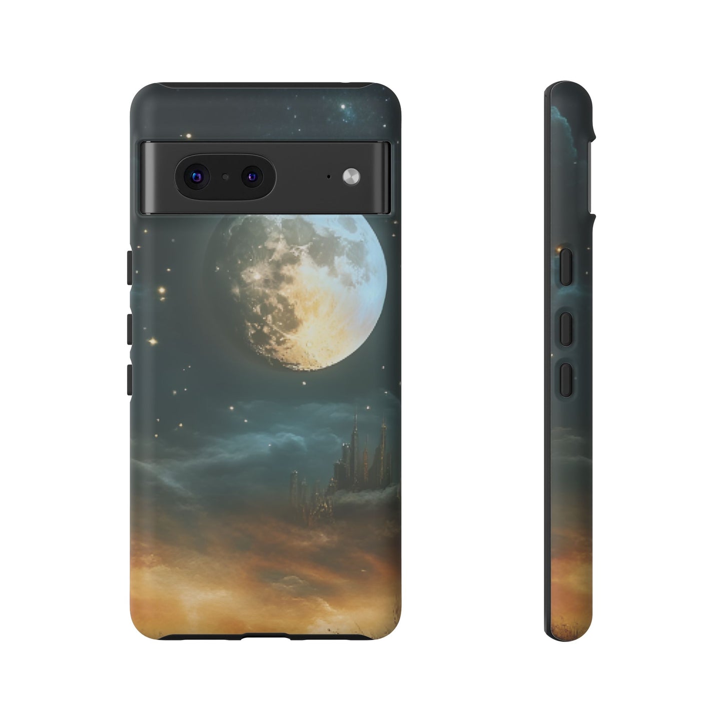 Space Phone Case - Planet and Stars in Fantasy World for iPhone 16 15 14 13 12 11, Samsung Galaxy & Google Pixel