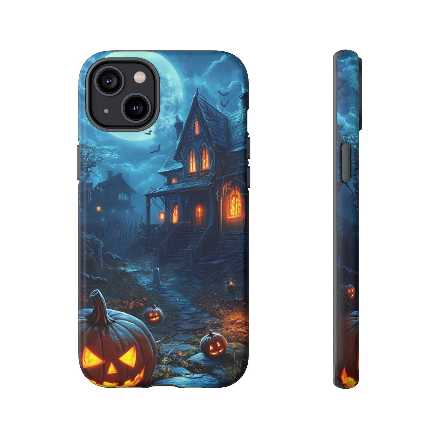 Halloween Haunted  House Phone Case - Spooky & Scary Phone Cases - iPhone 16 15 14 13 12 11, Samsung Galaxy & Google Pixel Phone Covers