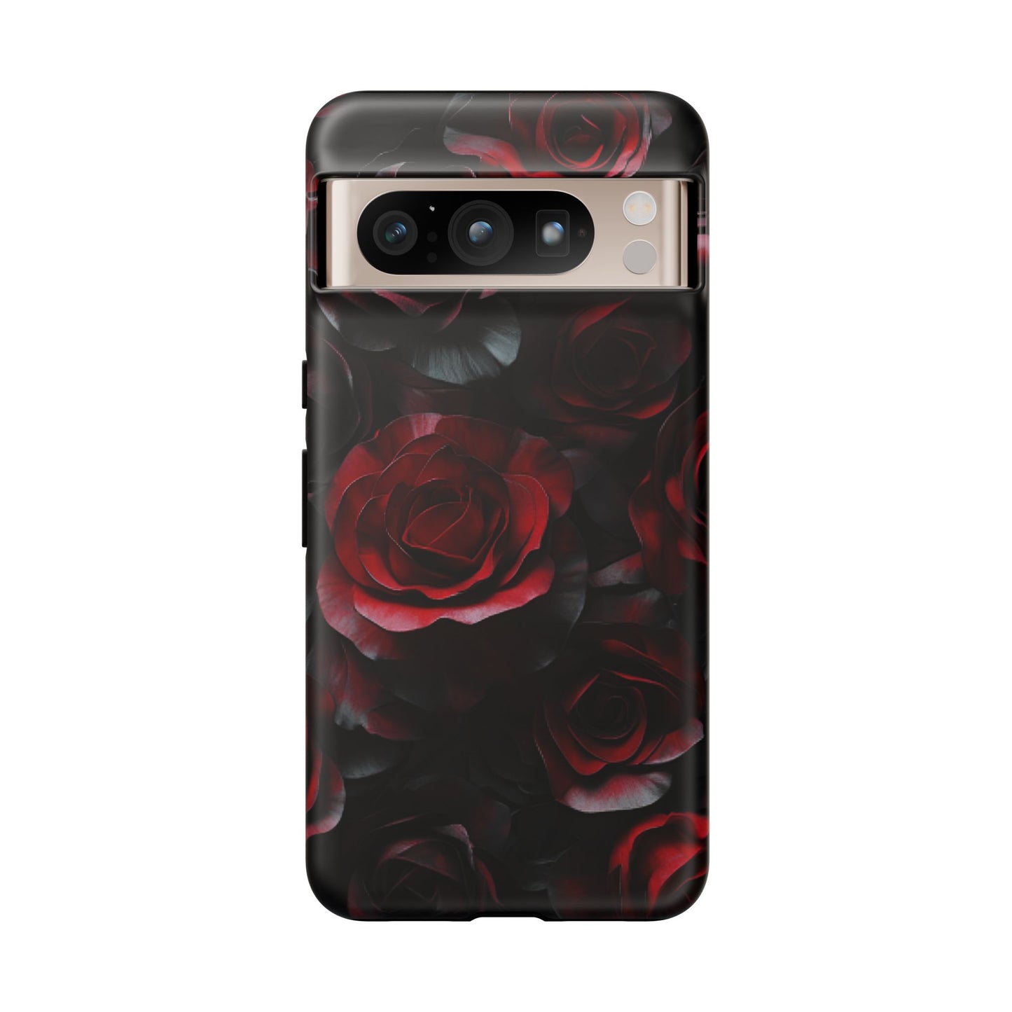 Dark Rose Flower Phone Case - Gothic Floral Phone Cases - iPhone 16 15 14 13 12 11, Samsung Galaxy & Google Pixel Phone Covers