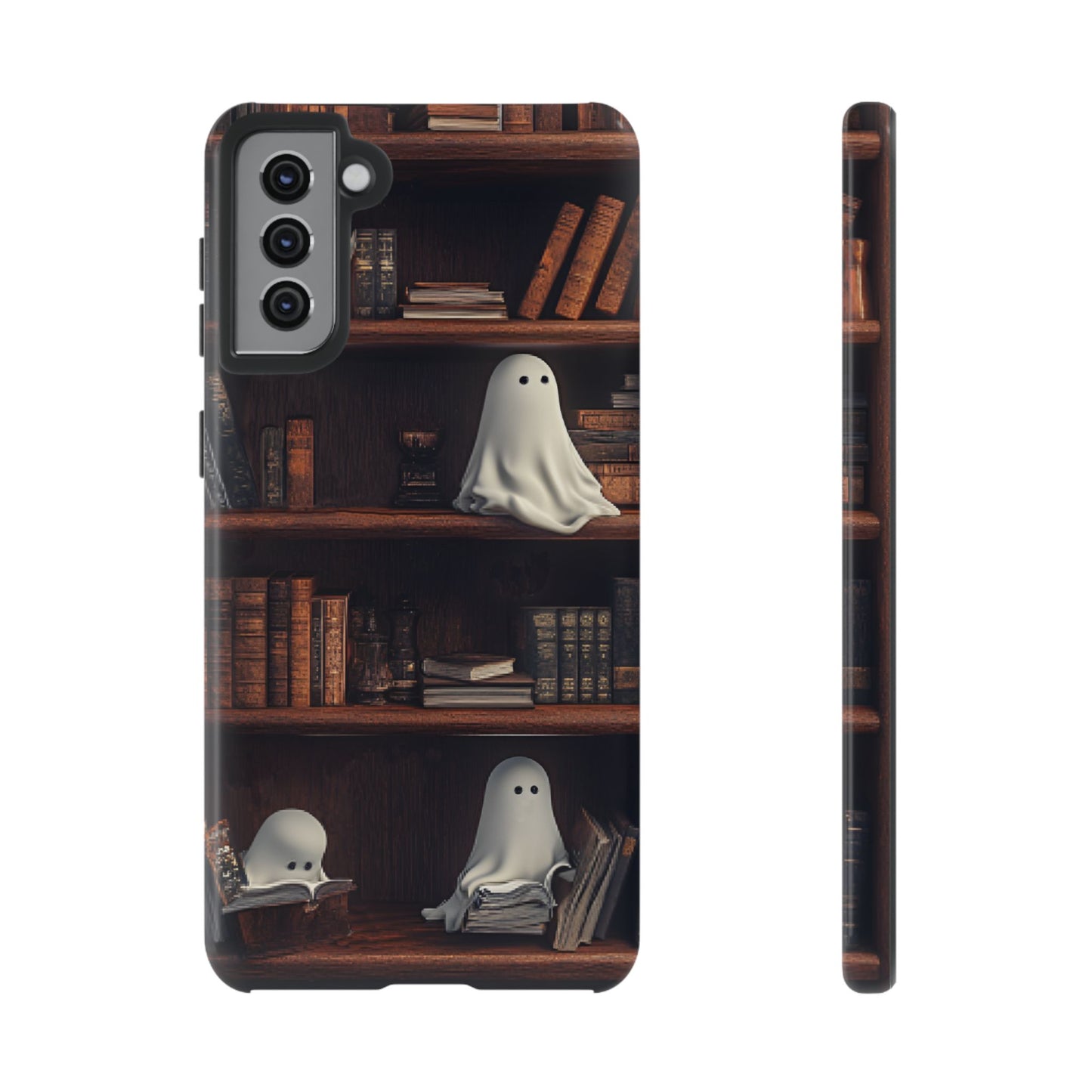 Bookish Ghost Phone Case for iPhone 16 15 14 13 12 11, Samsung Galaxy & Google Pixel