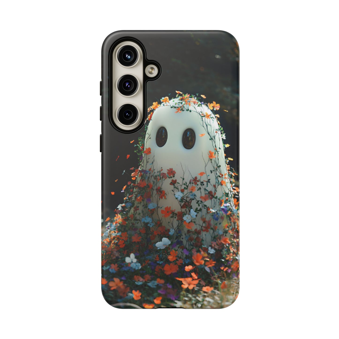 Floral Ghost Phone Case - iPhone 16 15 14 13 12 11, Samsung Galaxy & Google Pixel Phone Covers