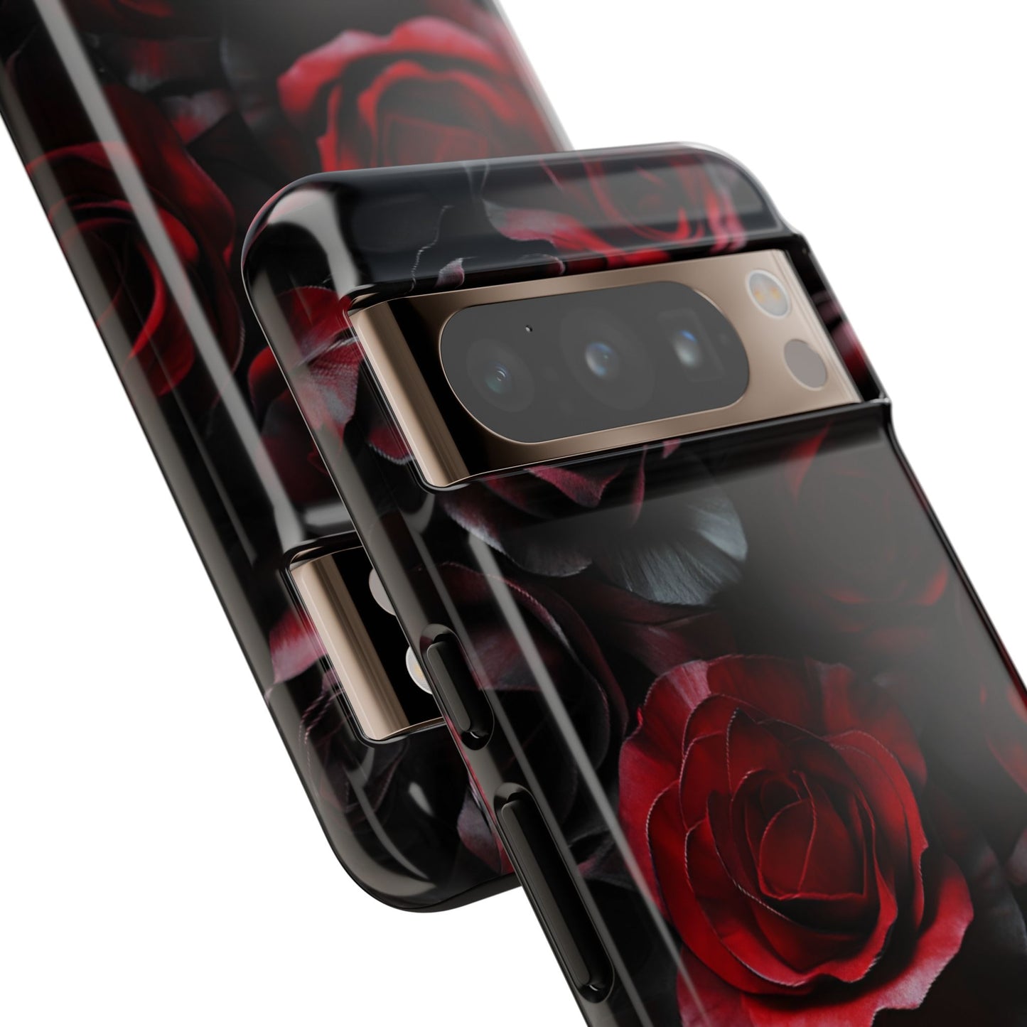 Dark Rose Flower Phone Case - Gothic Floral Phone Cases - iPhone 16 15 14 13 12 11, Samsung Galaxy & Google Pixel Phone Covers