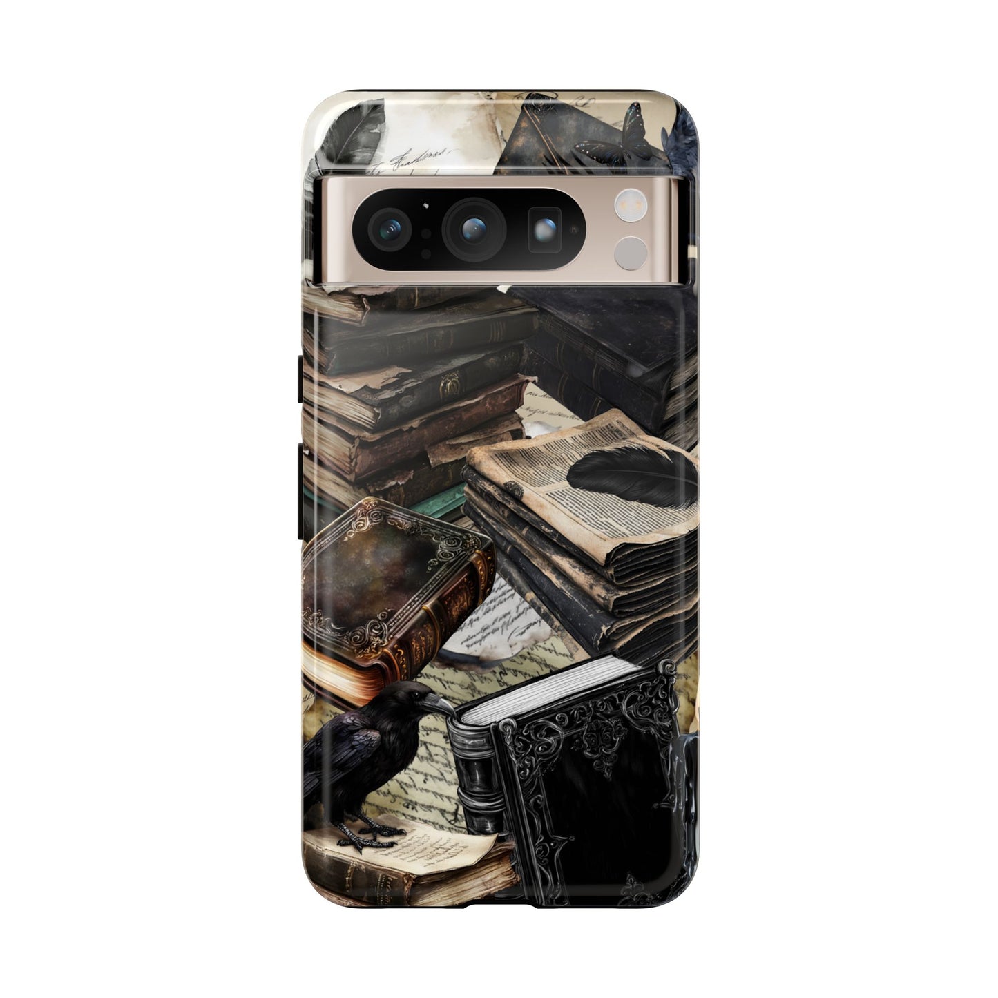 Dark Academia Collage Phone Case for iPhone 16 15 14 13 12 11, Samsung Galaxy & Google Pixel