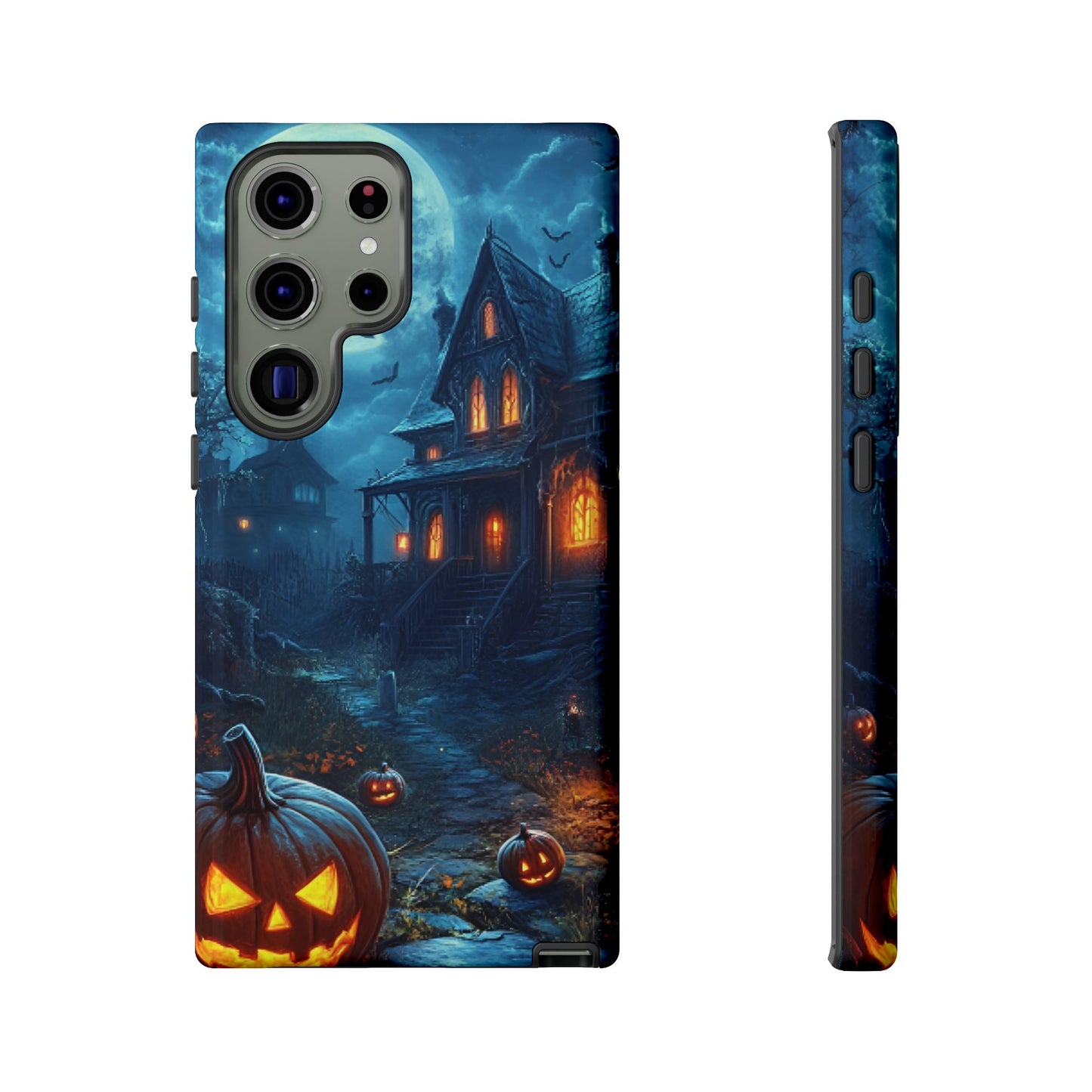 Halloween Haunted  House Phone Case - Spooky & Scary Phone Cases - iPhone 16 15 14 13 12 11, Samsung Galaxy & Google Pixel Phone Covers